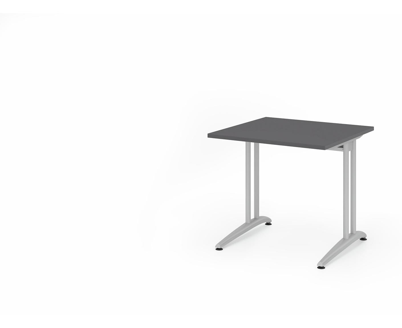 Schreibtisch B-Serie | C-Fuß | inkl. Kabelwanne