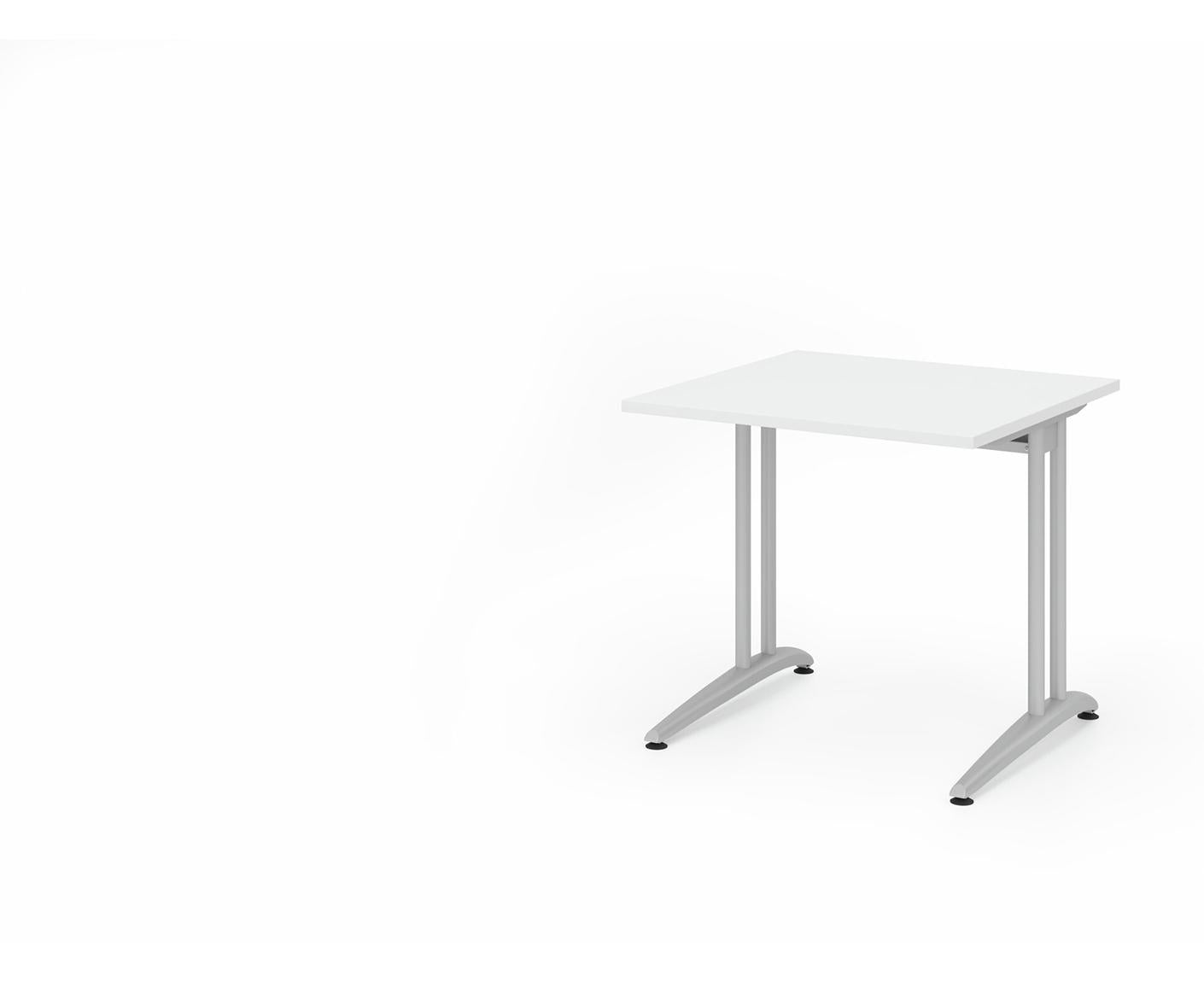 Schreibtisch B-Serie | C-Fuß | inkl. Kabelwanne