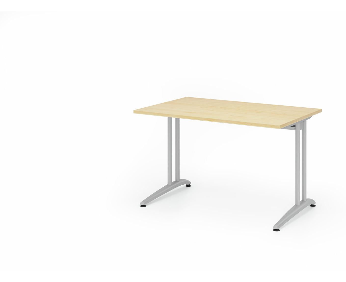 Schreibtisch B-Serie | C-Fuß | inkl. Kabelwanne