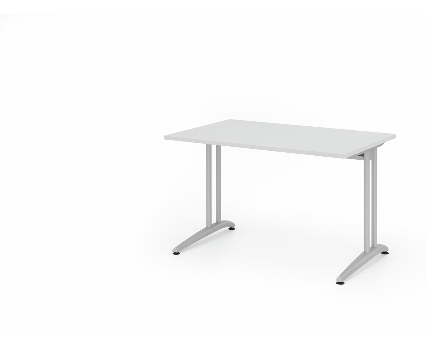 Schreibtisch B-Serie | C-Fuß | inkl. Kabelwanne
