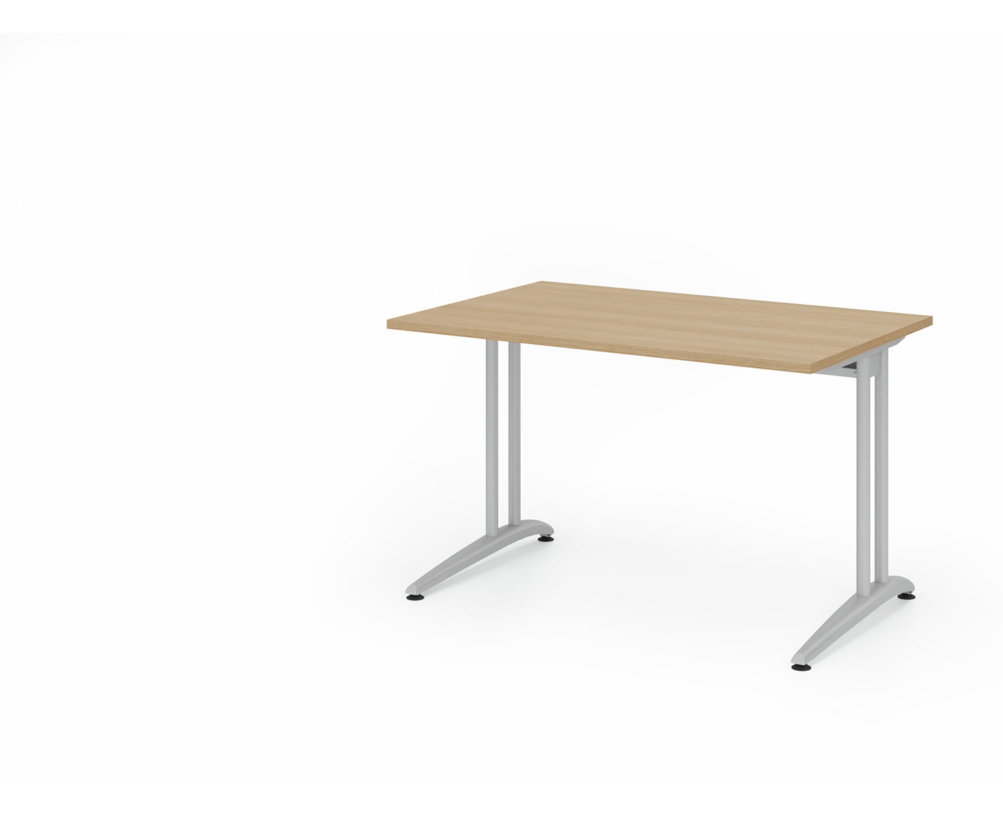 Schreibtisch B-Serie | C-Fuß | inkl. Kabelwanne