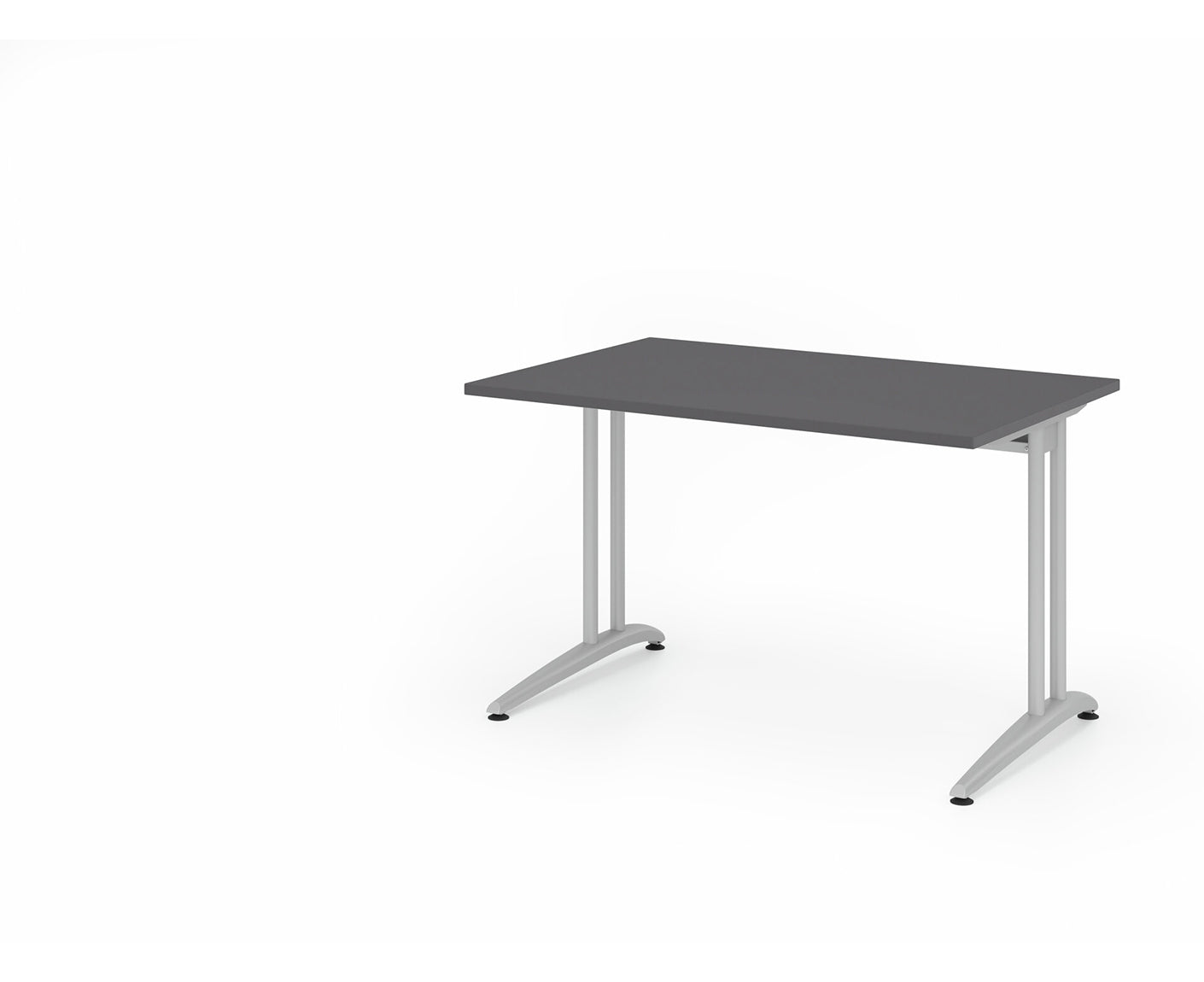 Schreibtisch B-Serie | C-Fuß | inkl. Kabelwanne