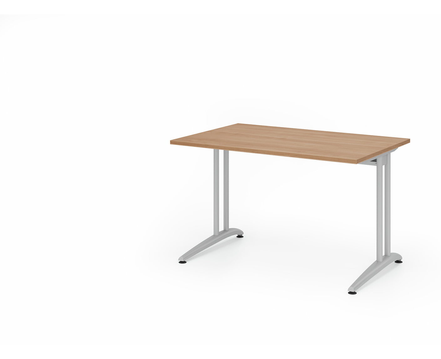 Schreibtisch B-Serie | C-Fuß | inkl. Kabelwanne