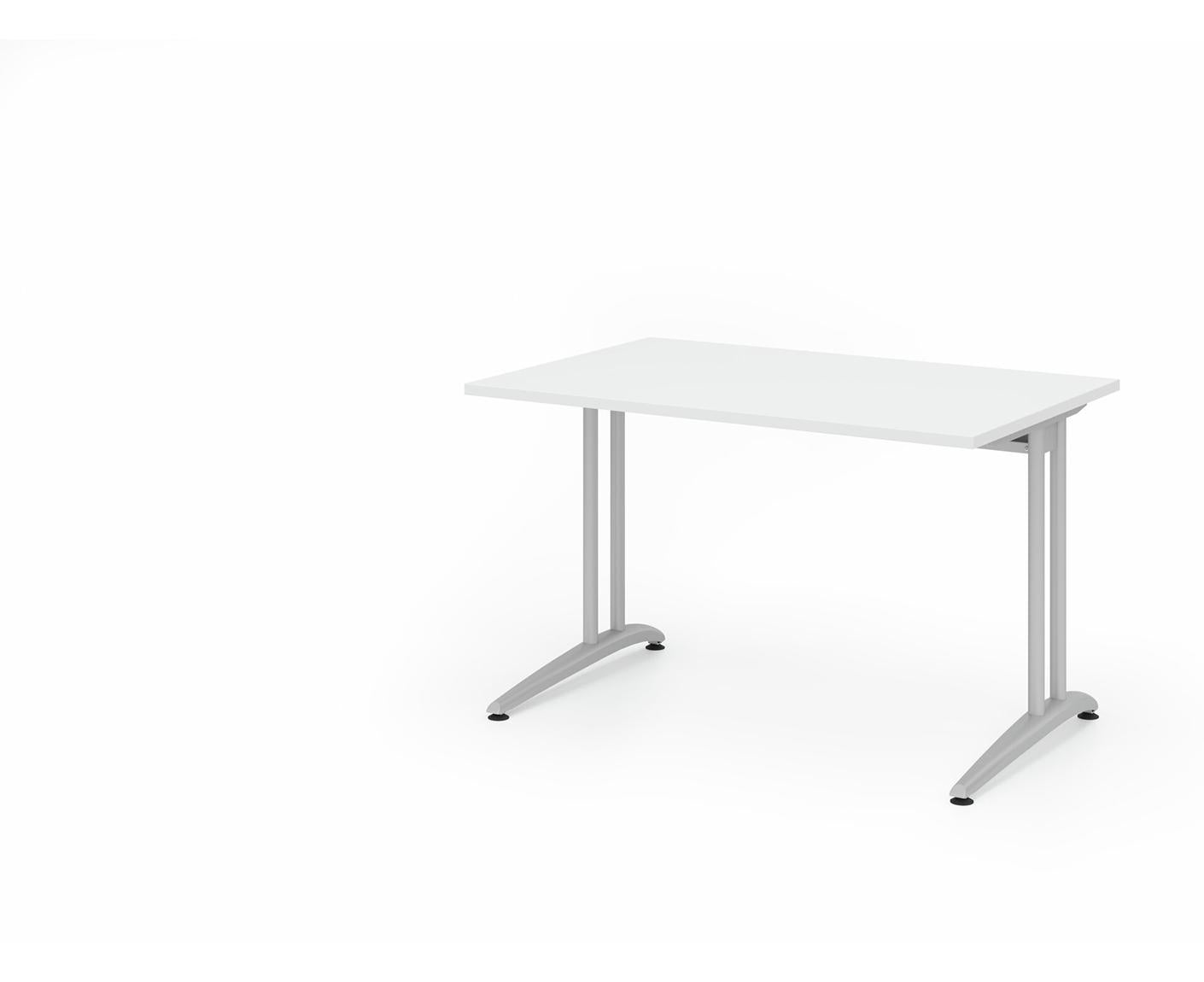 Schreibtisch B-Serie | C-Fuß | inkl. Kabelwanne