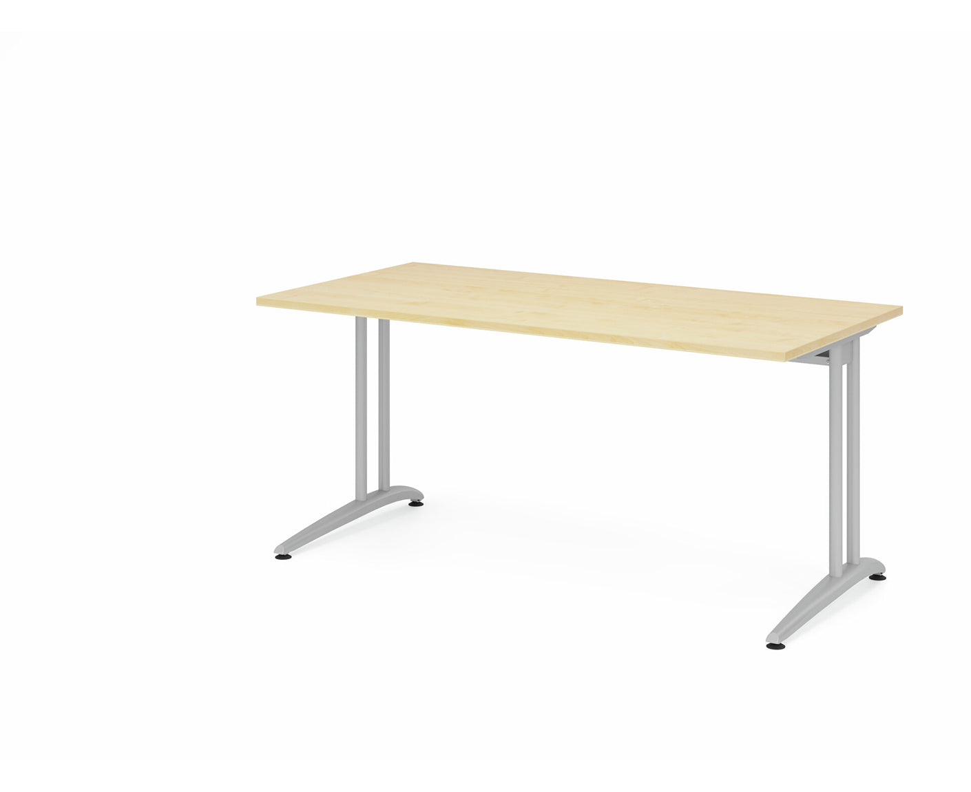 Schreibtisch B-Serie | C-Fuß | inkl. Kabelwanne