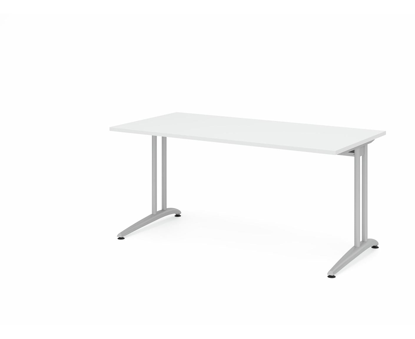 Schreibtisch B-Serie | C-Fuß | inkl. Kabelwanne