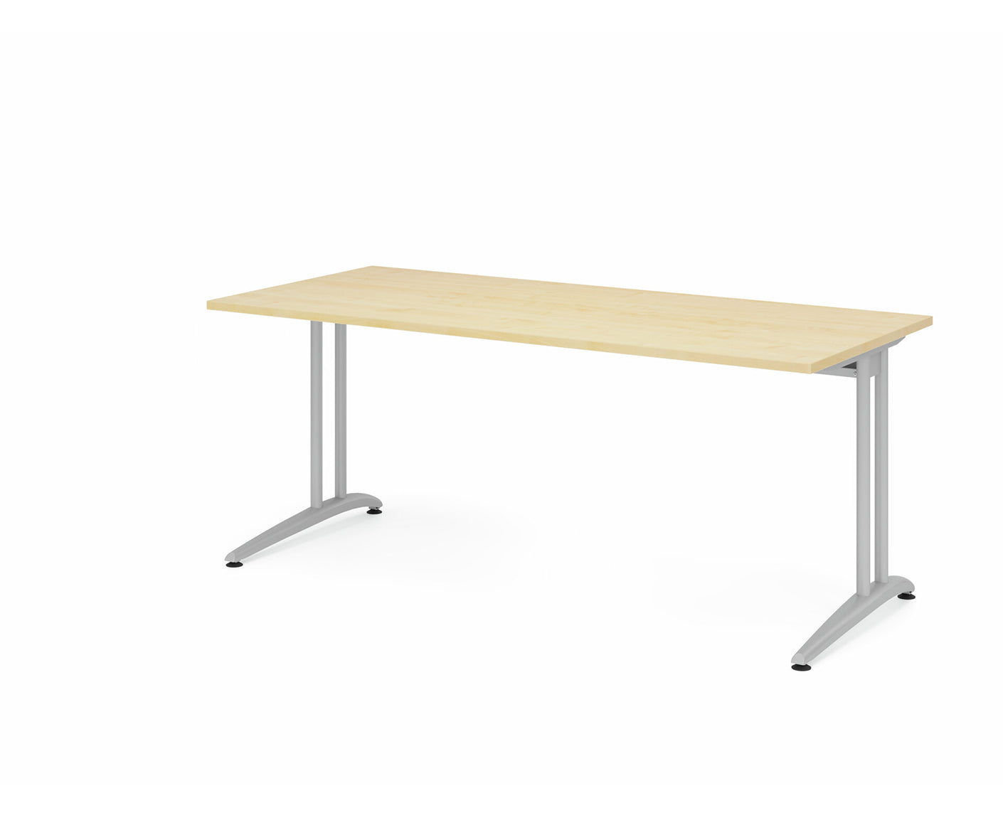 Schreibtisch B-Serie | C-Fuß | inkl. Kabelwanne