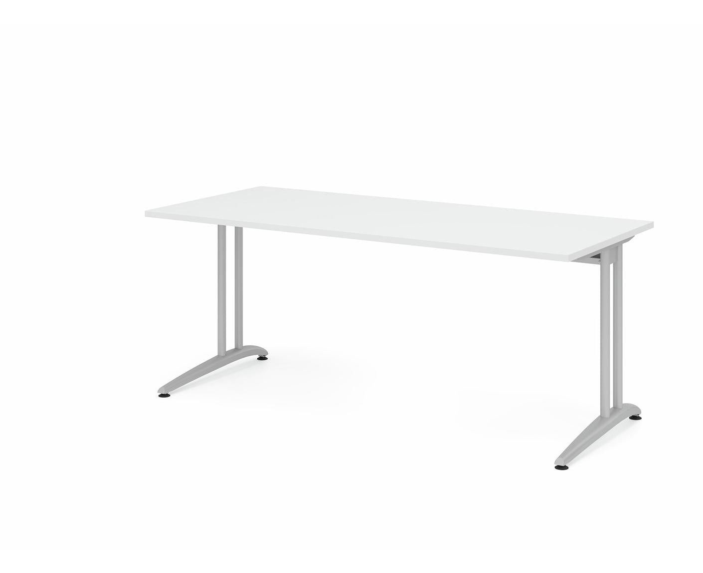 Schreibtisch B-Serie | C-Fuß | inkl. Kabelwanne