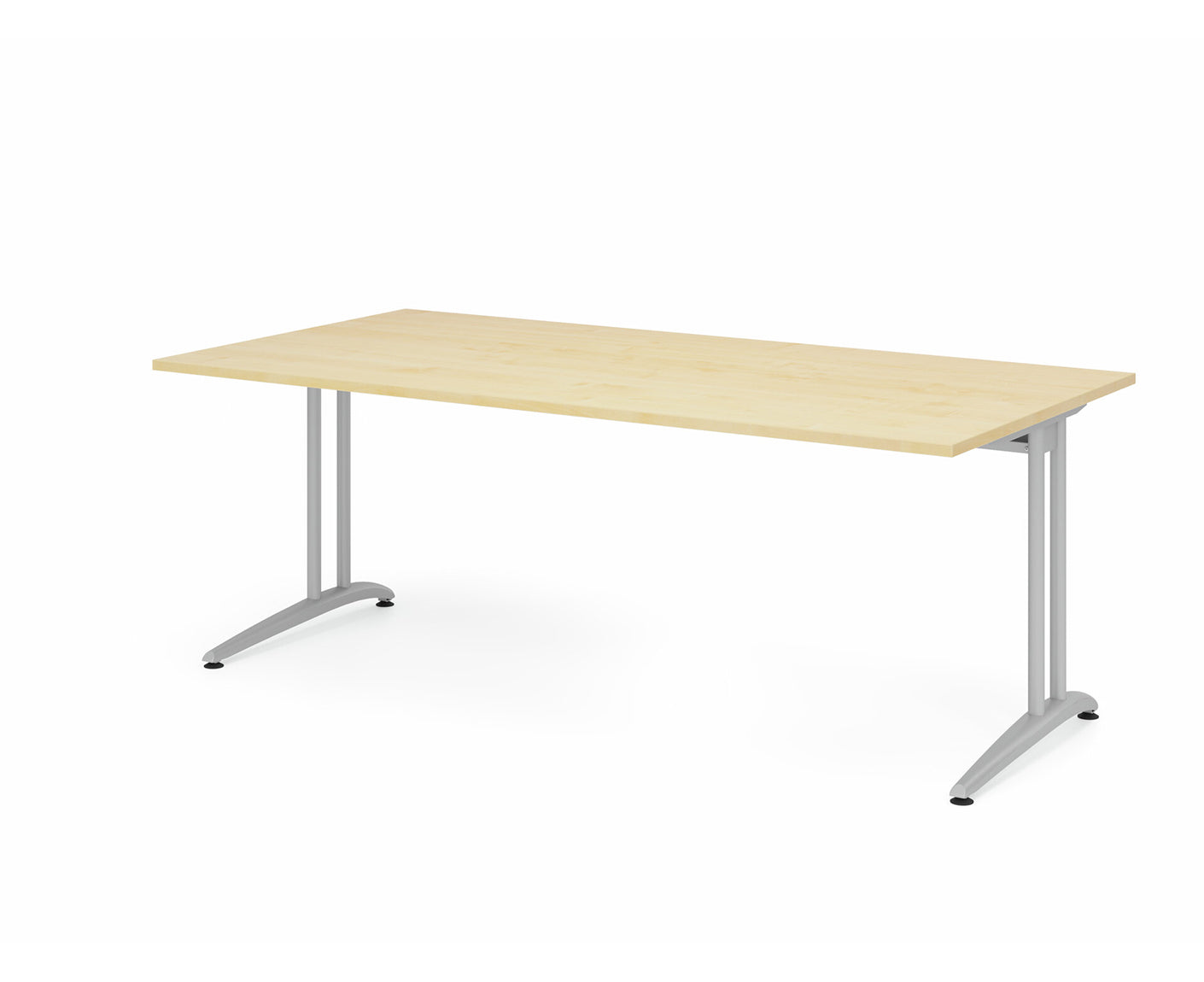 Schreibtisch B-Serie | C-Fuß | inkl. Kabelwanne