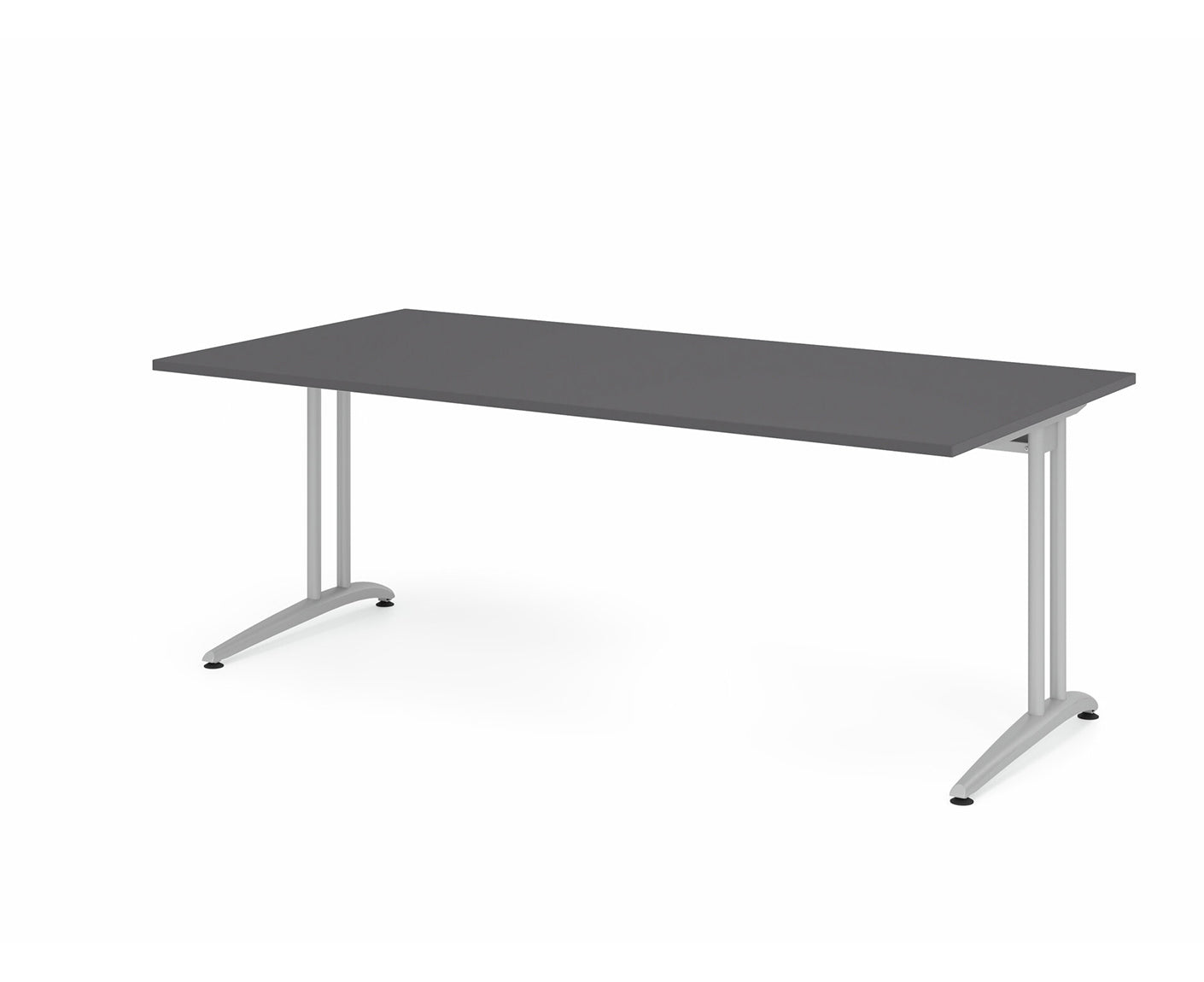 Schreibtisch B-Serie | C-Fuß | inkl. Kabelwanne