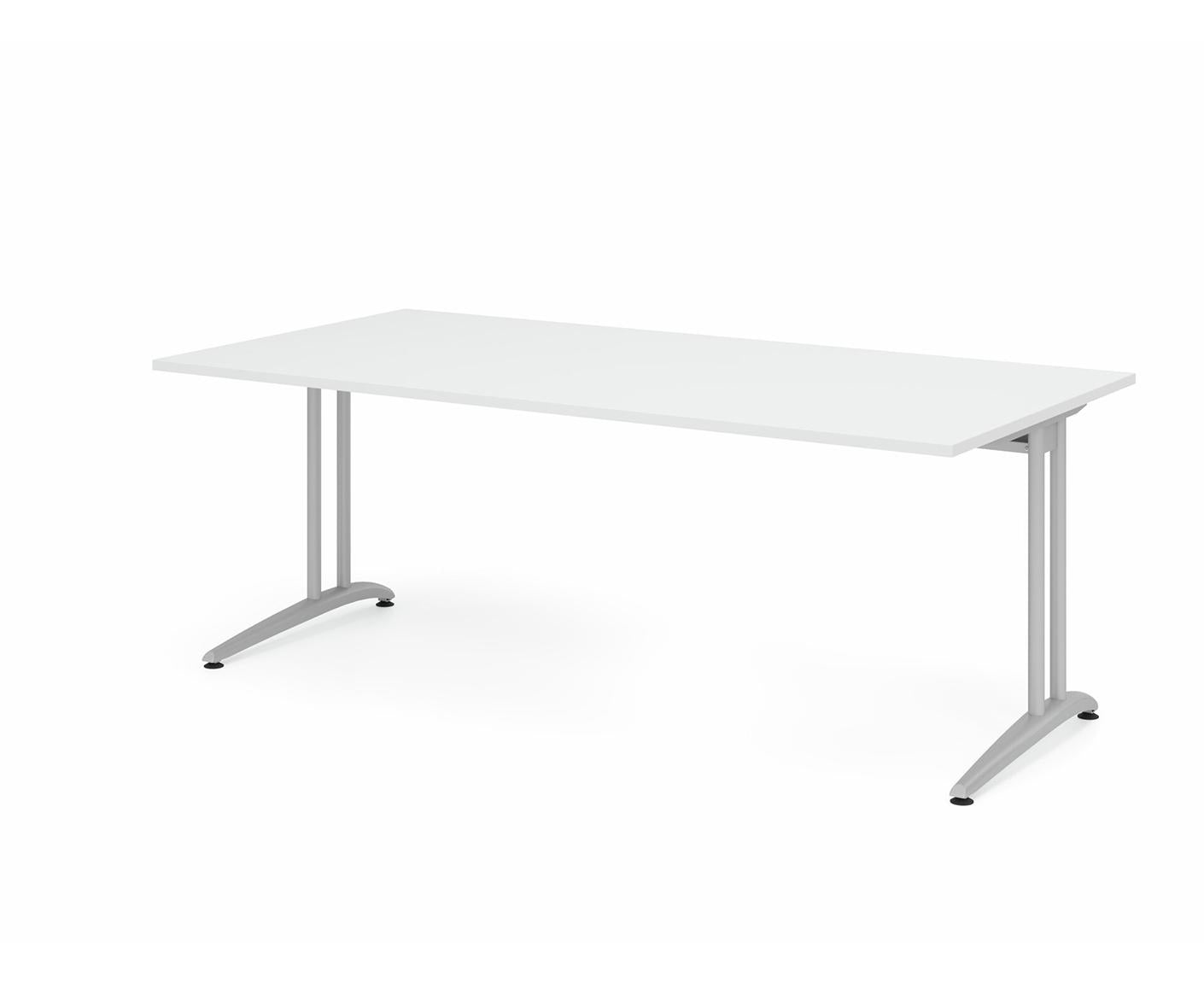 Schreibtisch B-Serie | C-Fuß | inkl. Kabelwanne