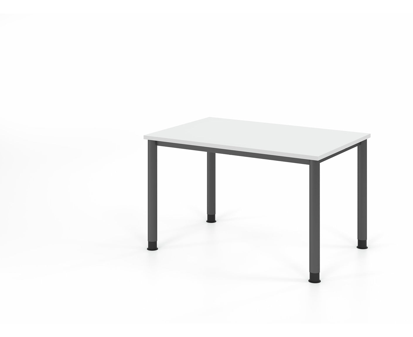 Schreibtisch H-Serie | 4-Fuß-Gestell | höheneinstellbar | extrem stabil