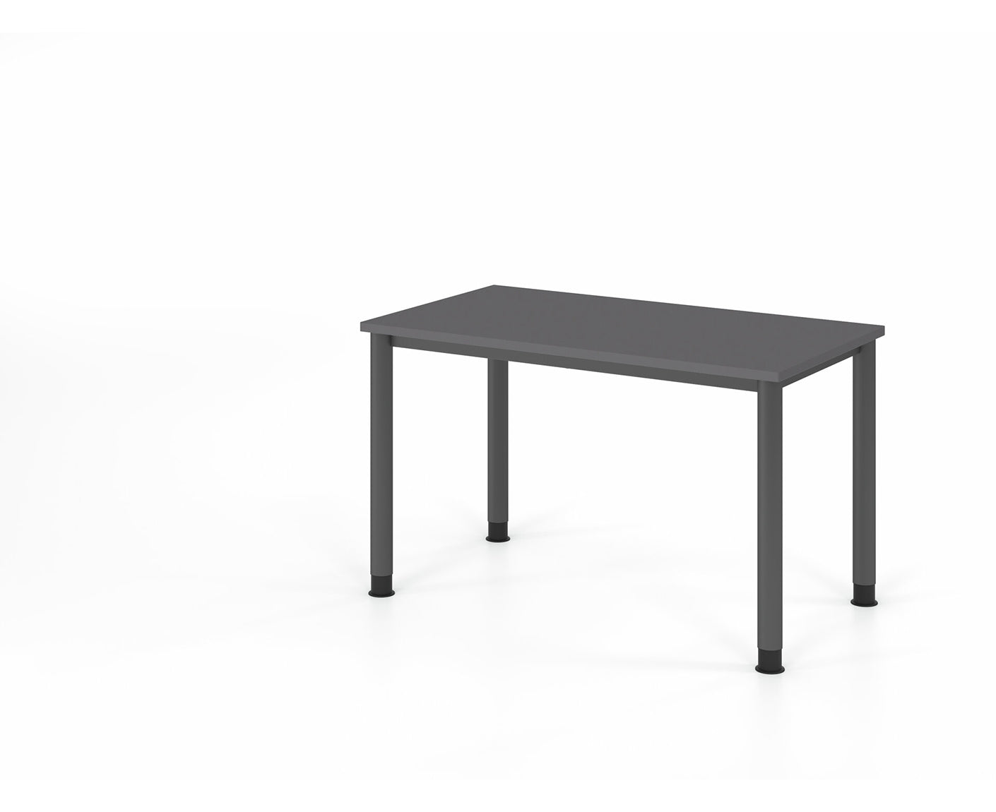 Mini-Office Schreibtisch H-Serie | 67 cm tief | 4-Fuß | höheneinstellbar | extrem stabil