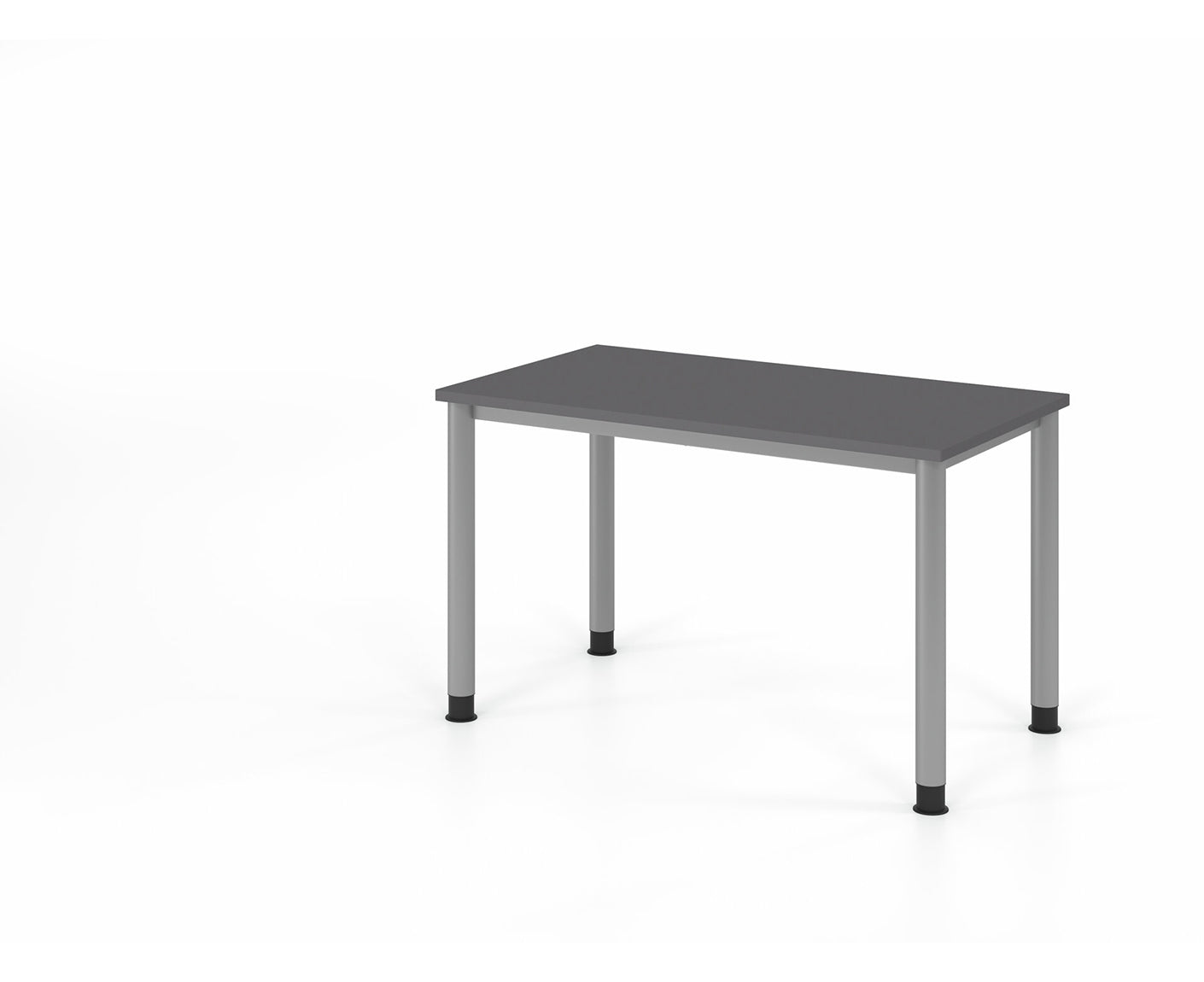 Mini-Office Schreibtisch H-Serie | 67 cm tief | 4-Fuß | höheneinstellbar | extrem stabil