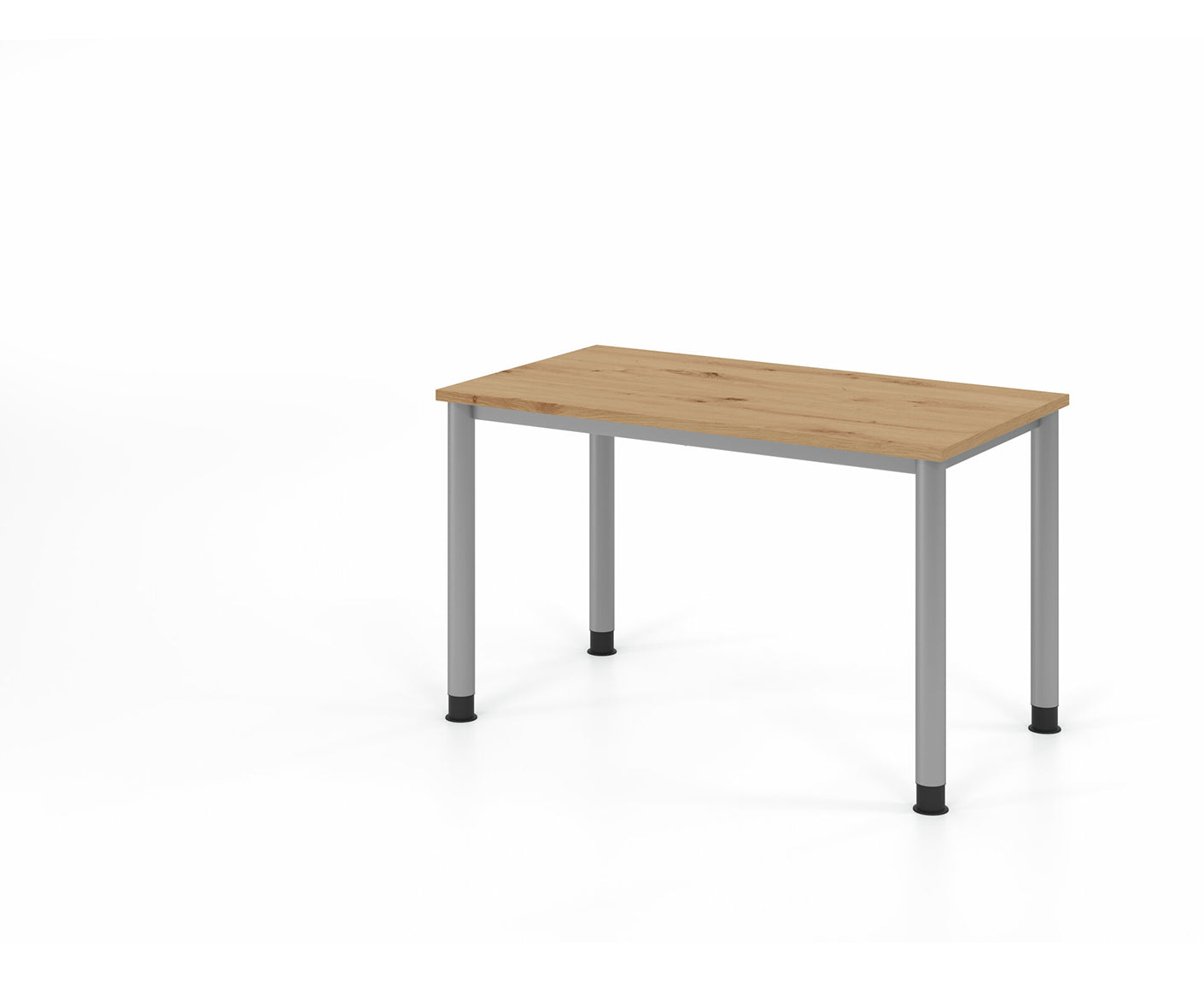 Mini-Office Schreibtisch H-Serie | 67 cm tief | 4-Fuß | höheneinstellbar | extrem stabil