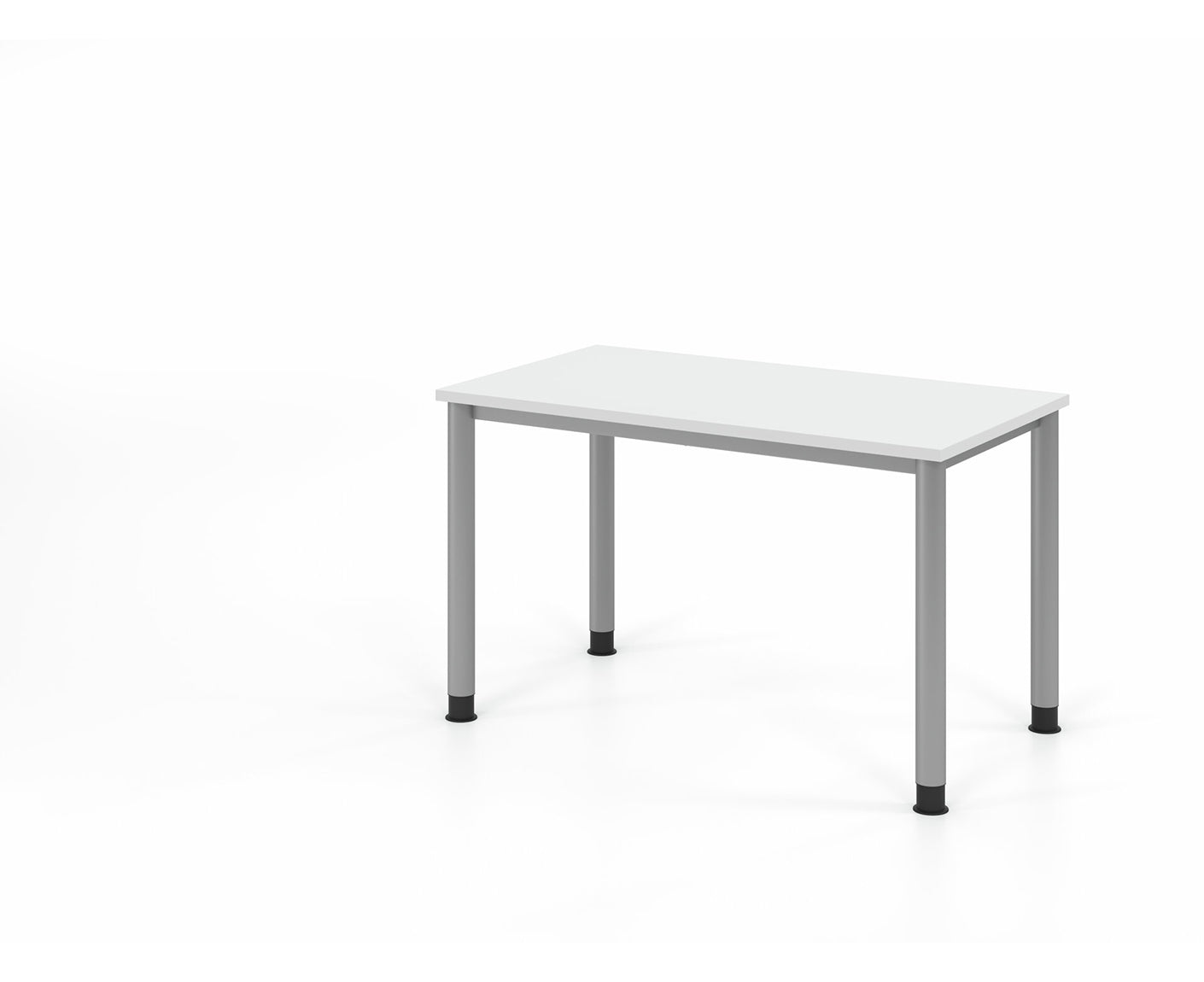 Mini-Office Schreibtisch H-Serie | 67 cm tief | 4-Fuß | höheneinstellbar | extrem stabil