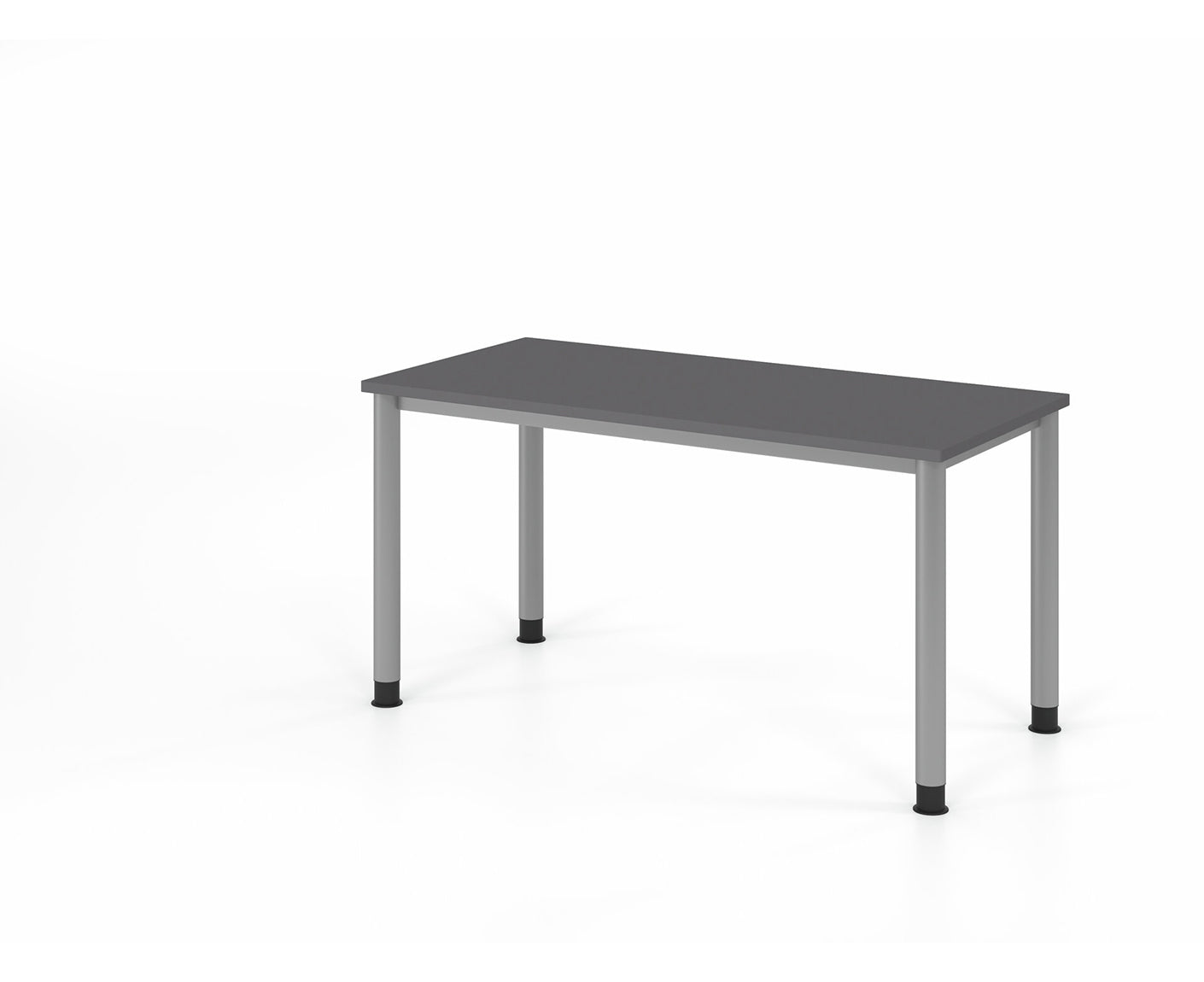 Mini-Office Schreibtisch H-Serie | 67 cm tief | 4-Fuß | höheneinstellbar | extrem stabil