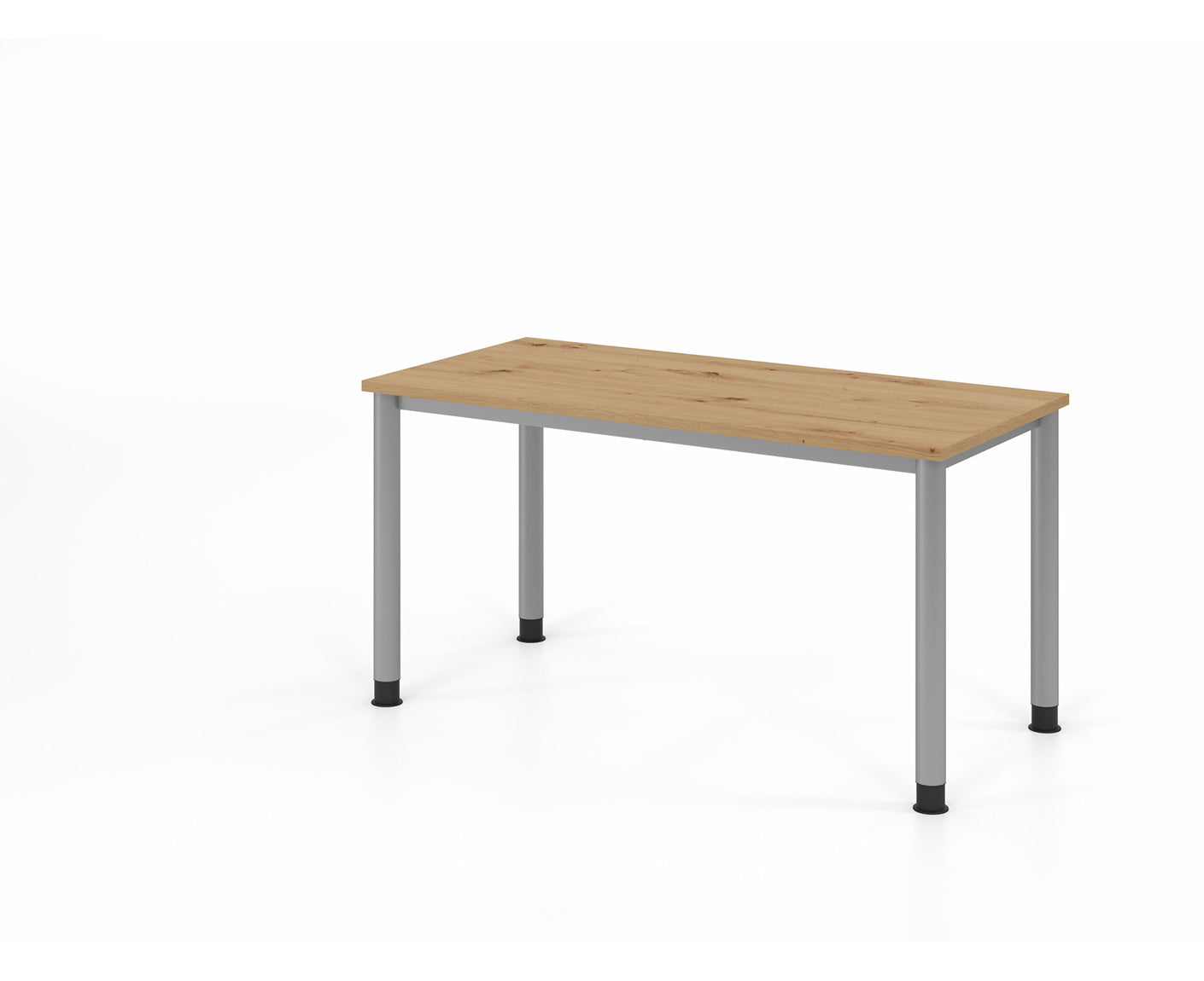 Mini-Office Schreibtisch H-Serie | 67 cm tief | 4-Fuß | höheneinstellbar | extrem stabil