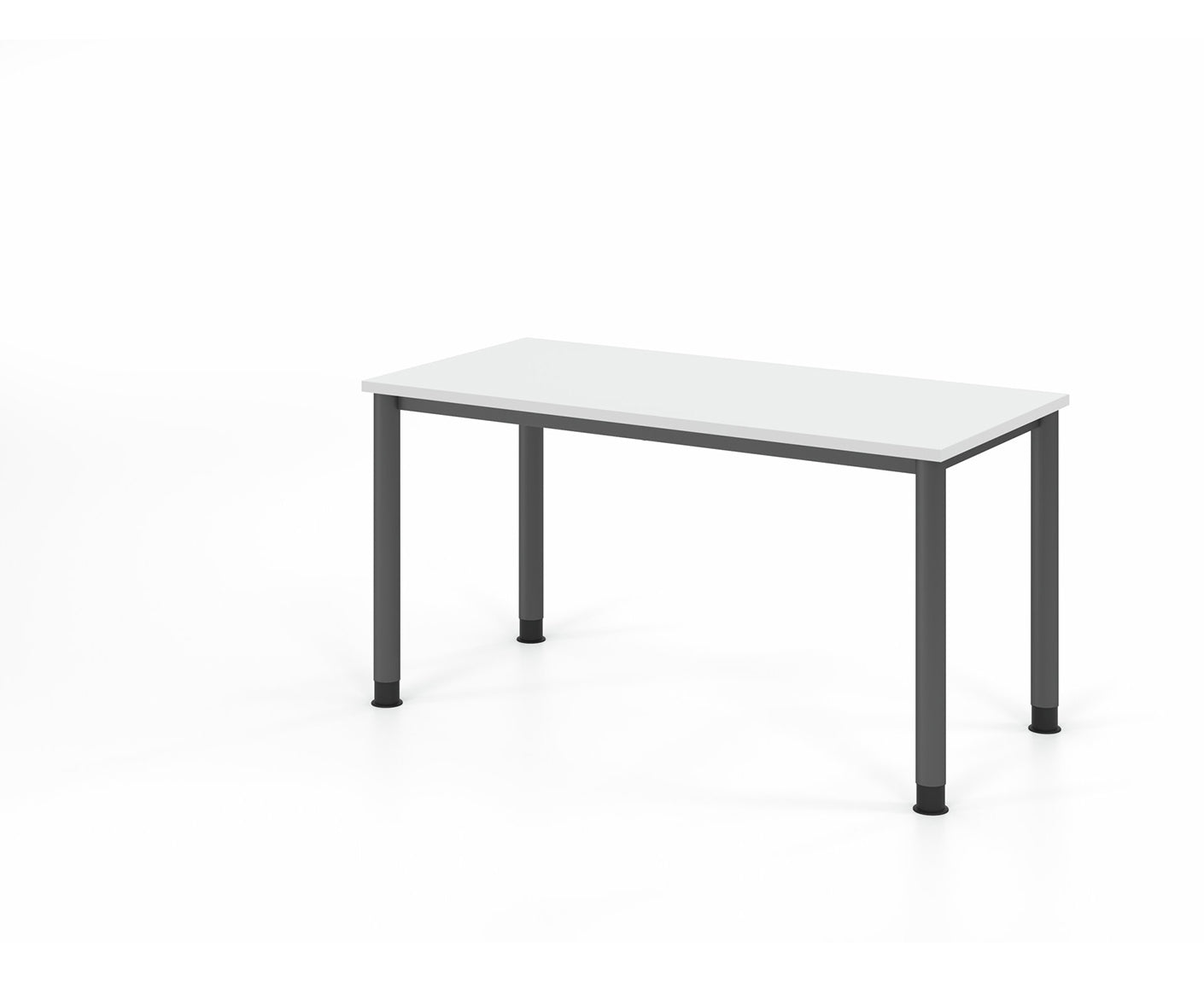 Mini-Office Schreibtisch H-Serie | 67 cm tief | 4-Fuß | höheneinstellbar | extrem stabil