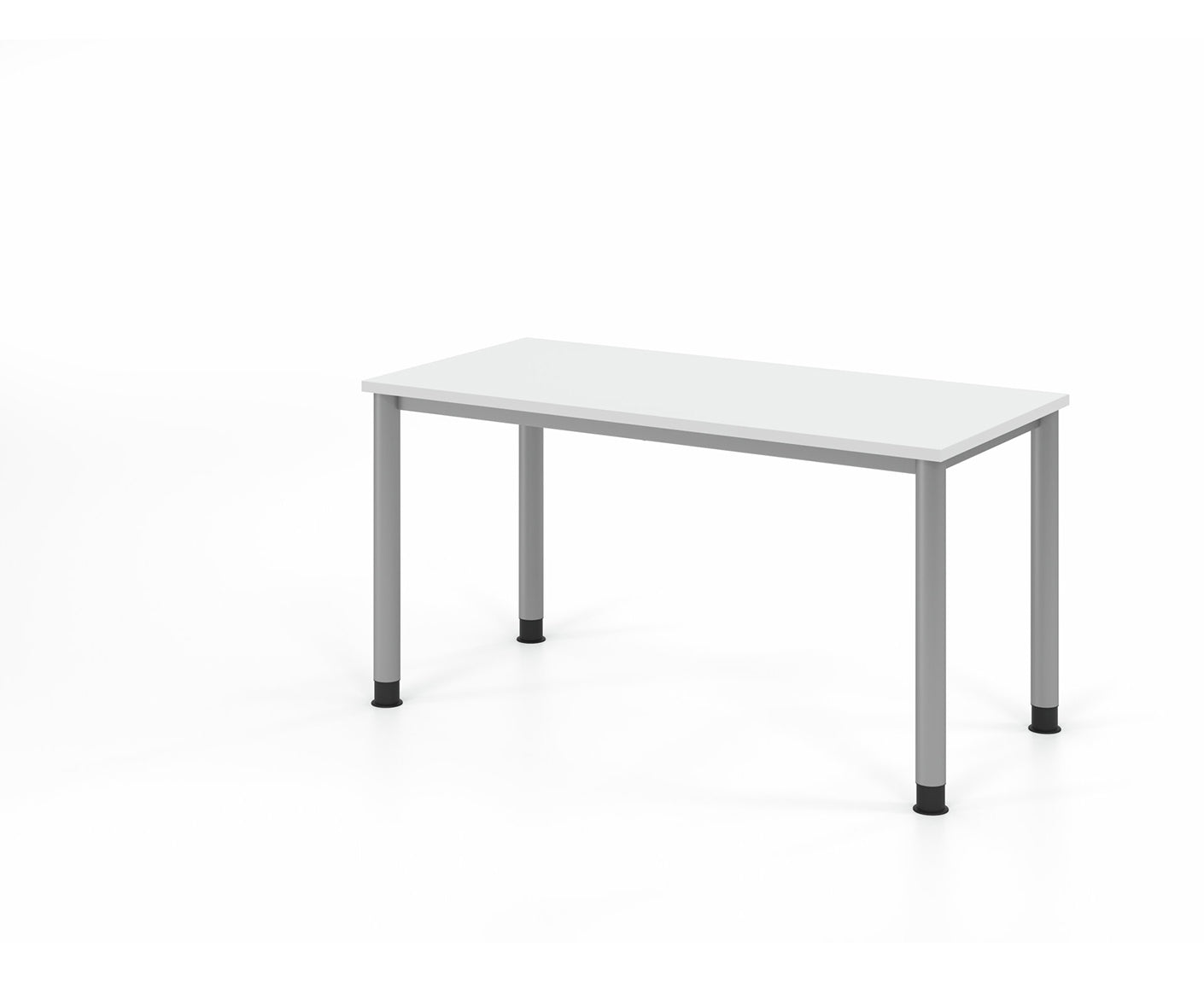 Mini-Office Schreibtisch H-Serie | 67 cm tief | 4-Fuß | höheneinstellbar | extrem stabil
