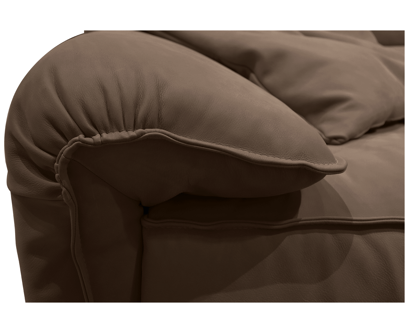 designwerk Vola, Ecksofa 340 x 186 cm | Echtleder