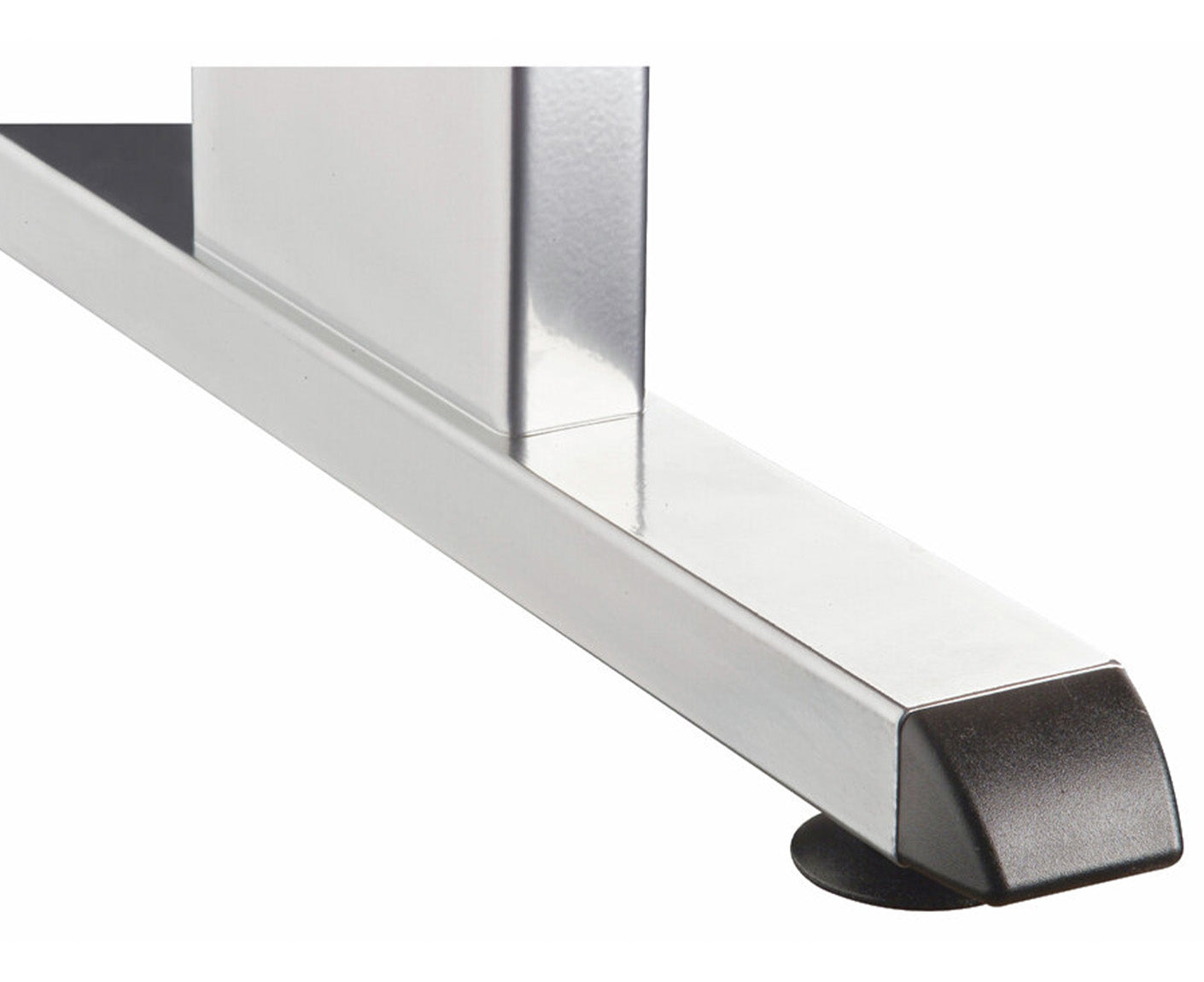 Mini-Office Schreibtisch O-Serie | 67 cm tief | inkl. Kabelwanne | C-Fuß | höheneinstellbar