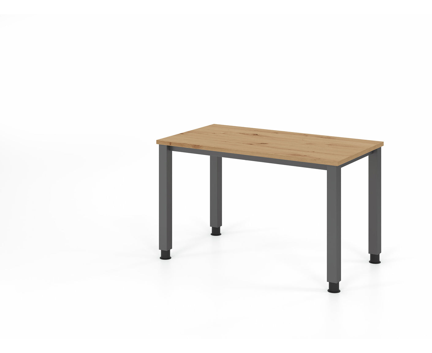 Mini-Office Schreibtisch Q-Serie | 67 cm tief | 4-Fuß | höheneinstellbar | extrem stabil