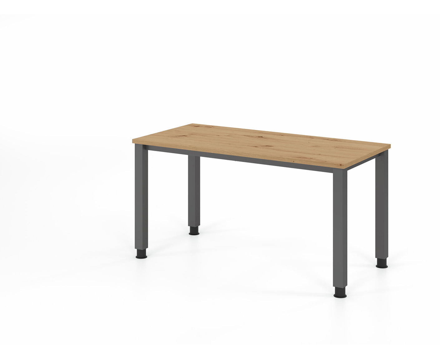 Mini-Office Schreibtisch Q-Serie | 67 cm tief | 4-Fuß | höheneinstellbar | extrem stabil
