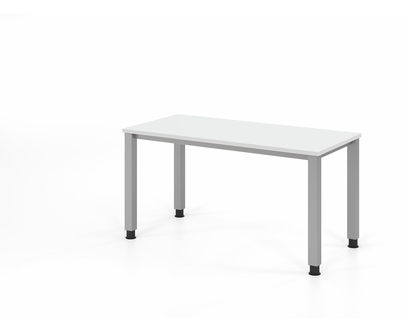 Mini-Office Schreibtisch Q-Serie | 67 cm tief | 4-Fuß | höheneinstellbar | extrem stabil