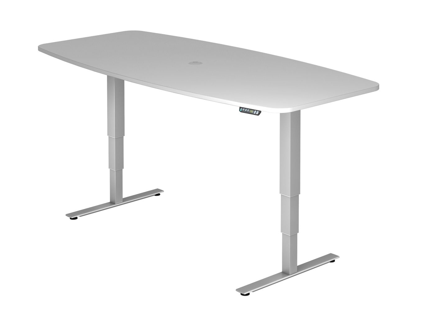 Konferenztisch Höhenverstellbar XDSM | 2-Motoren | 220 x 103 cm | elektrisch