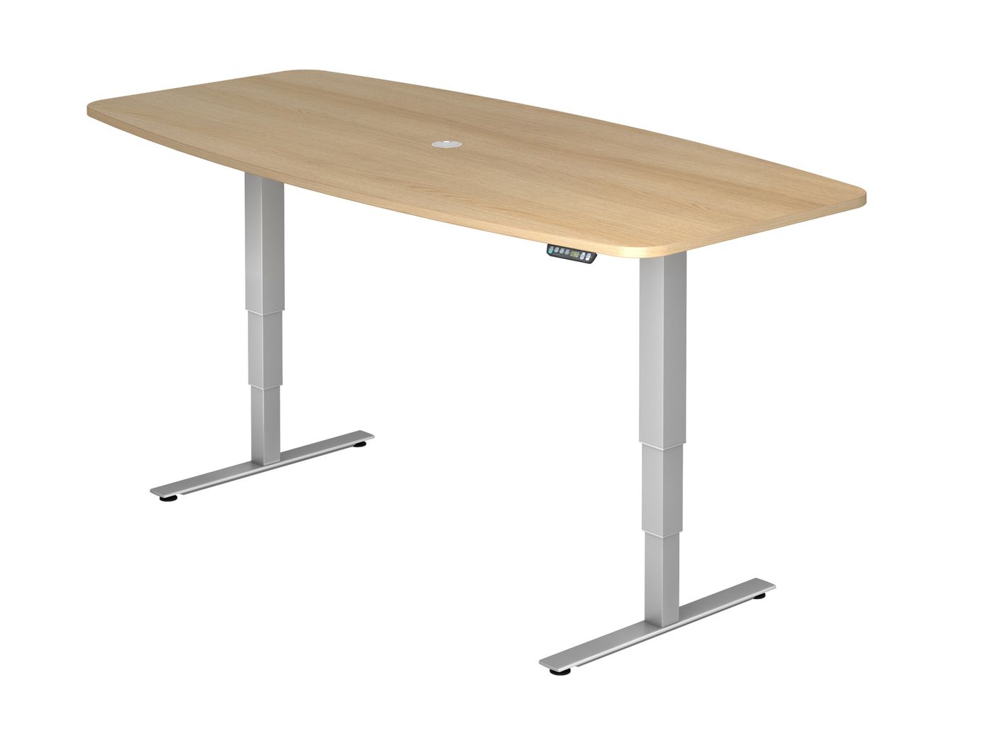 Konferenztisch Höhenverstellbar XDSM | 2-Motoren | 220 x 103 cm | elektrisch