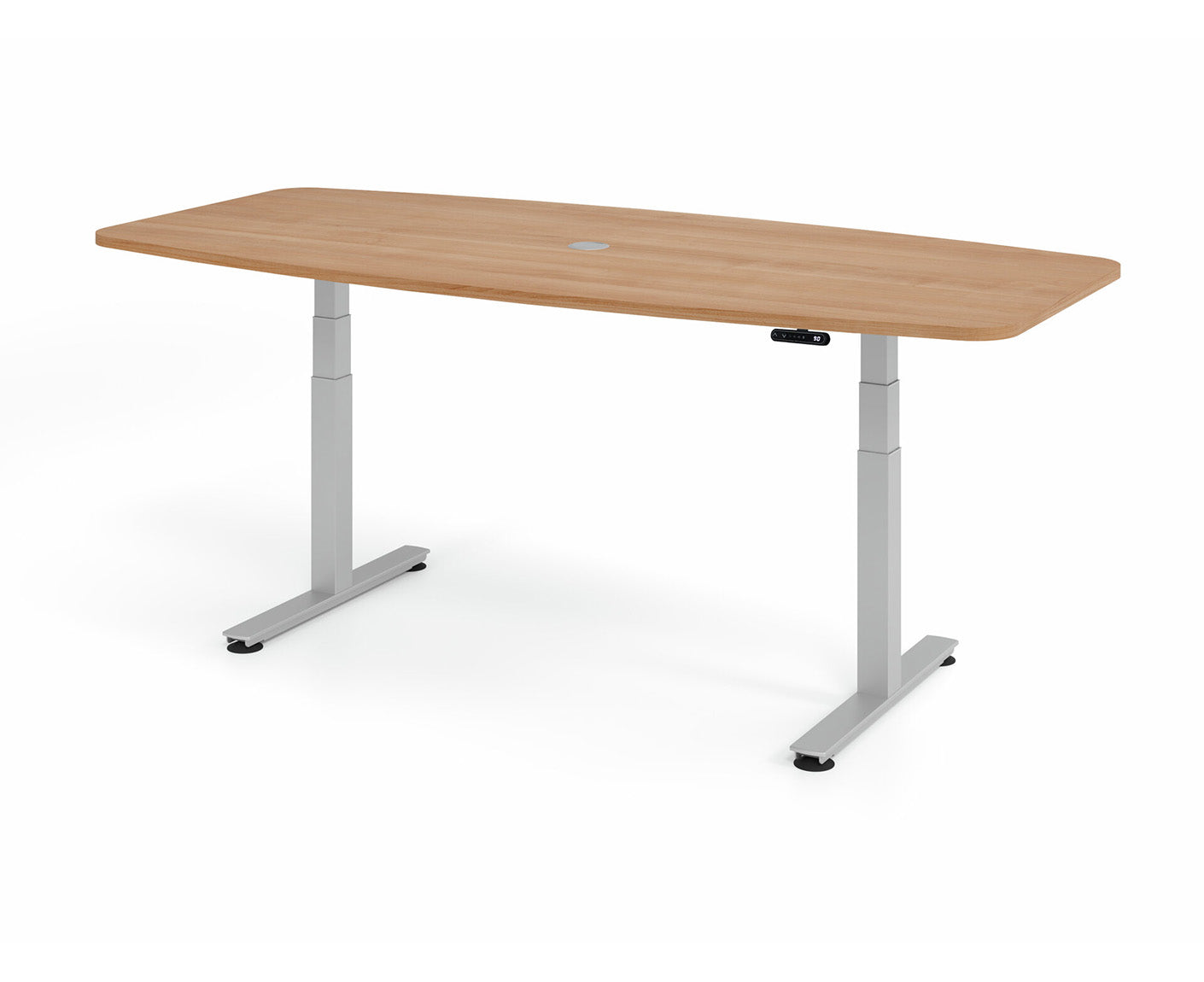 Konferenztisch Höhenverstellbar XDSM | 2-Motoren | 220 x 103 cm | elektrisch