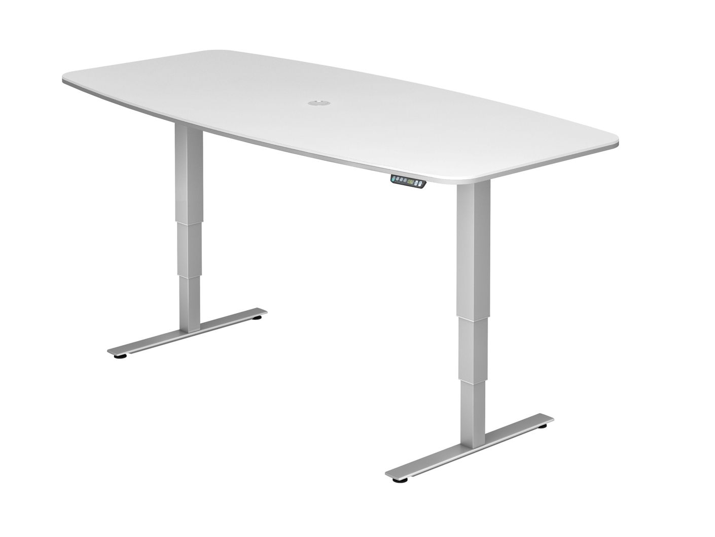 Konferenztisch Höhenverstellbar XDSM | 2-Motoren | 220 x 103 cm | elektrisch