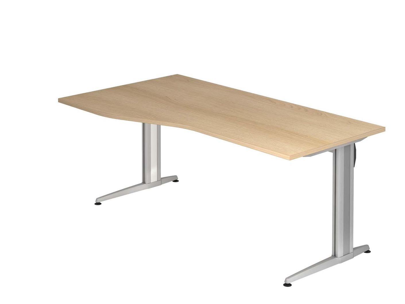 Xanten Two XS-Serie Schreibtisch, feste Höhe / C-Fuß Gestell / 80 - 180 cm