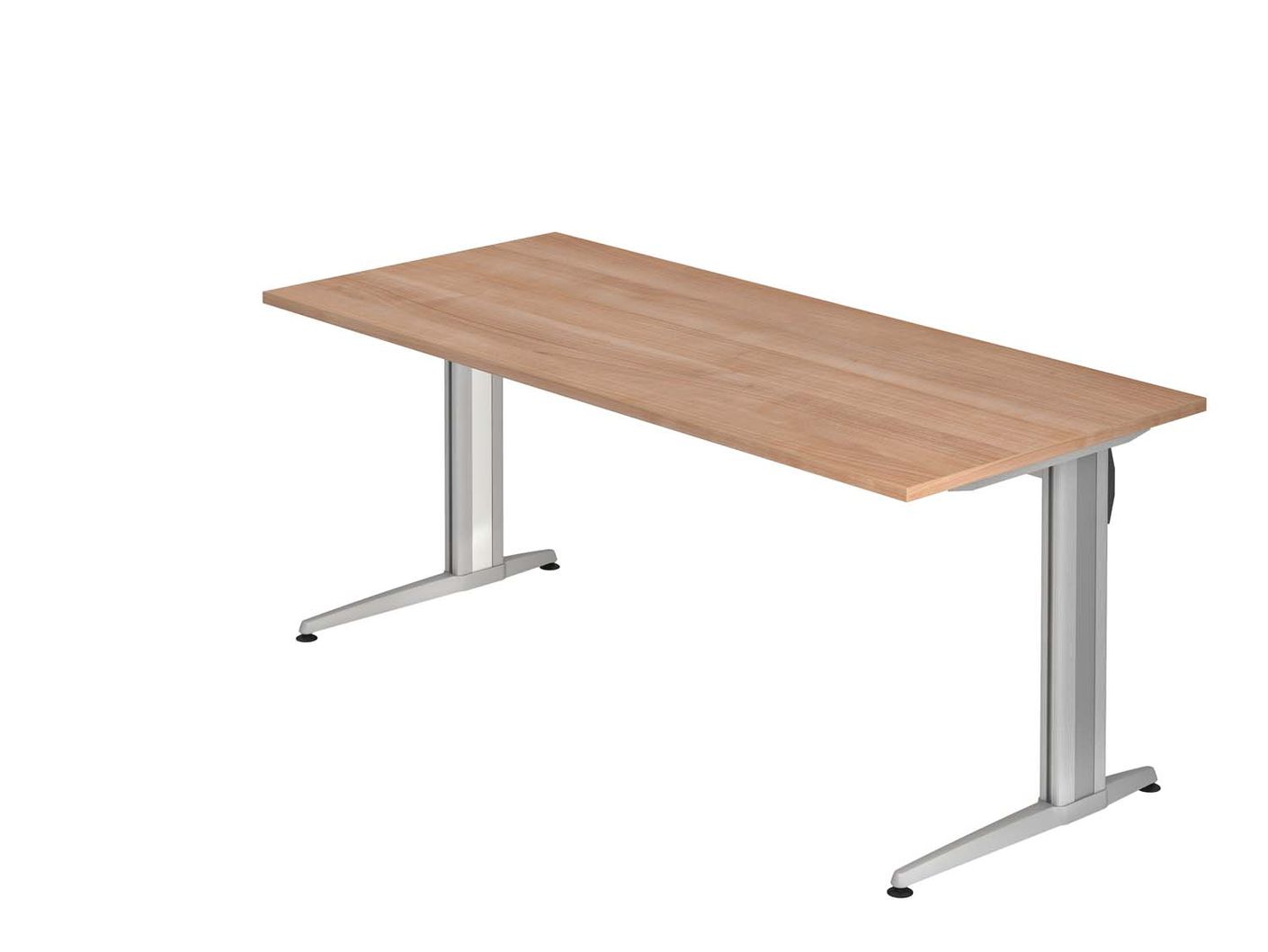 Xanten Two XS-Serie Schreibtisch, feste Höhe / C-Fuß Gestell / 80 - 180 cm