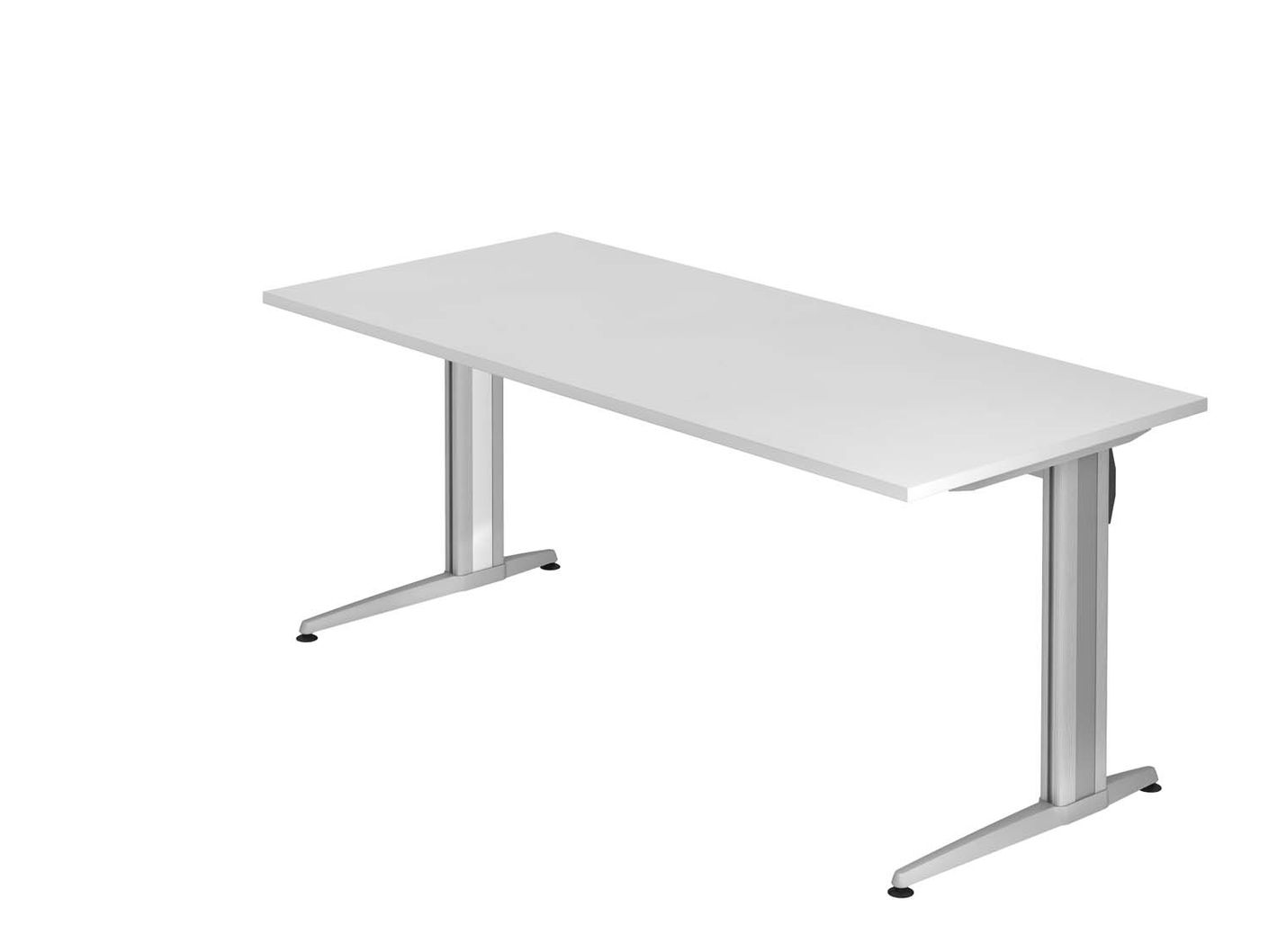 Xanten Two XS-Serie Schreibtisch, feste Höhe / C-Fuß Gestell / 80 - 180 cm