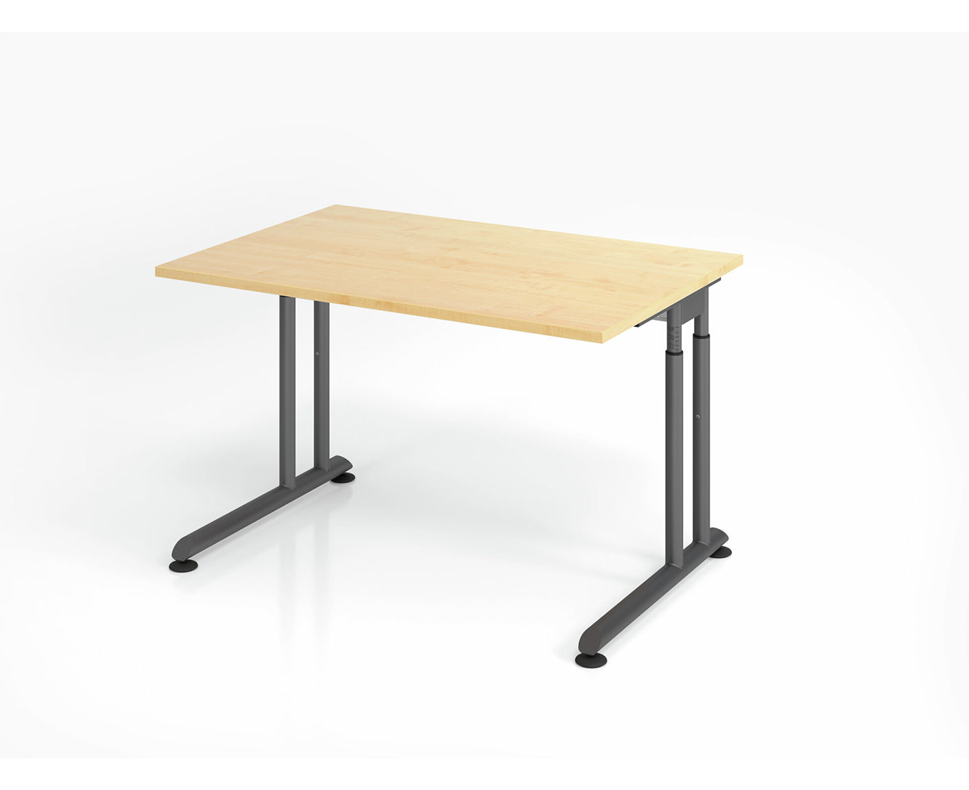 Schreibtisch Z-Serie | inkl. Kabelwanne | C-Fuß | höheneinstellbar