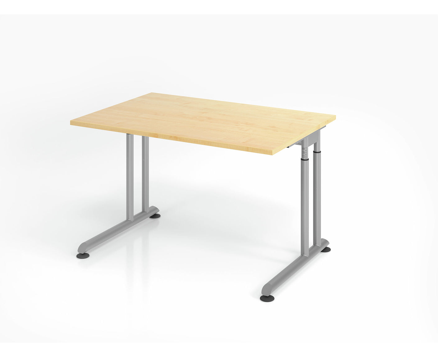 Schreibtisch Z-Serie | inkl. Kabelwanne | C-Fuß | höheneinstellbar