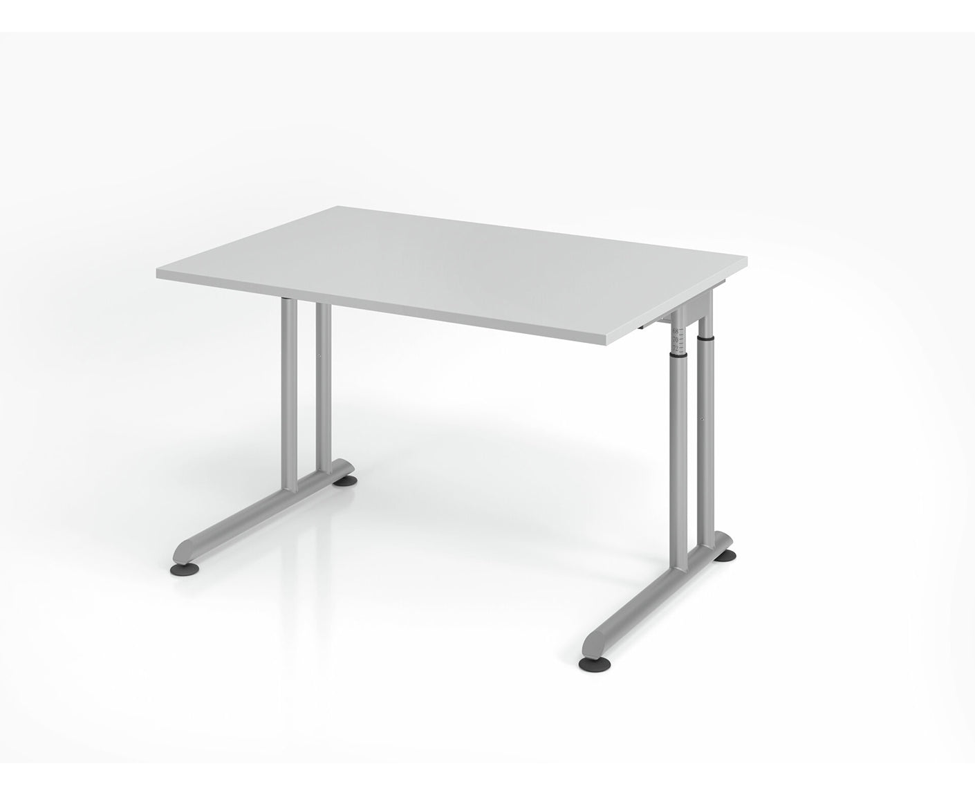 Schreibtisch Z-Serie | inkl. Kabelwanne | C-Fuß | höheneinstellbar