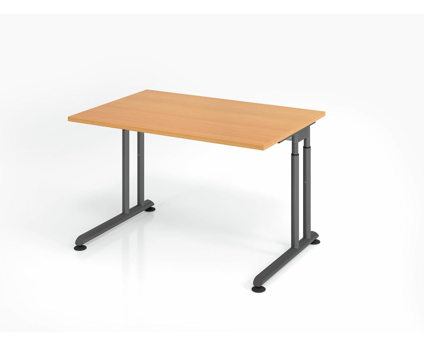 Schreibtisch Z-Serie | inkl. Kabelwanne | C-Fuß | höheneinstellbar
