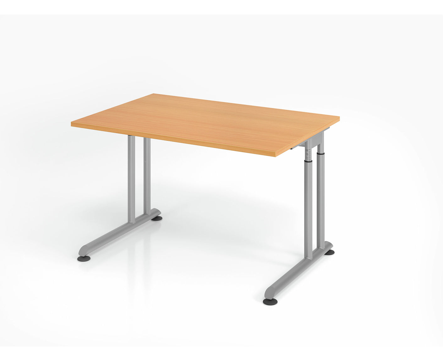 Schreibtisch Z-Serie | inkl. Kabelwanne | C-Fuß | höheneinstellbar