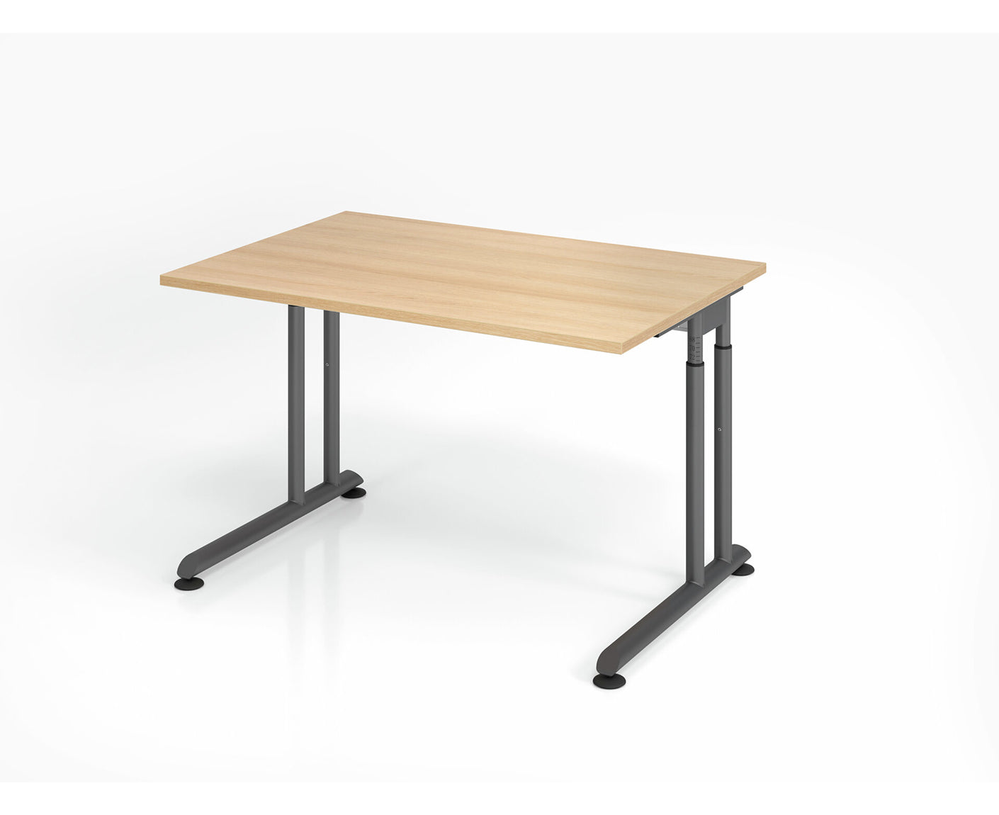 Schreibtisch Z-Serie | inkl. Kabelwanne | C-Fuß | höheneinstellbar