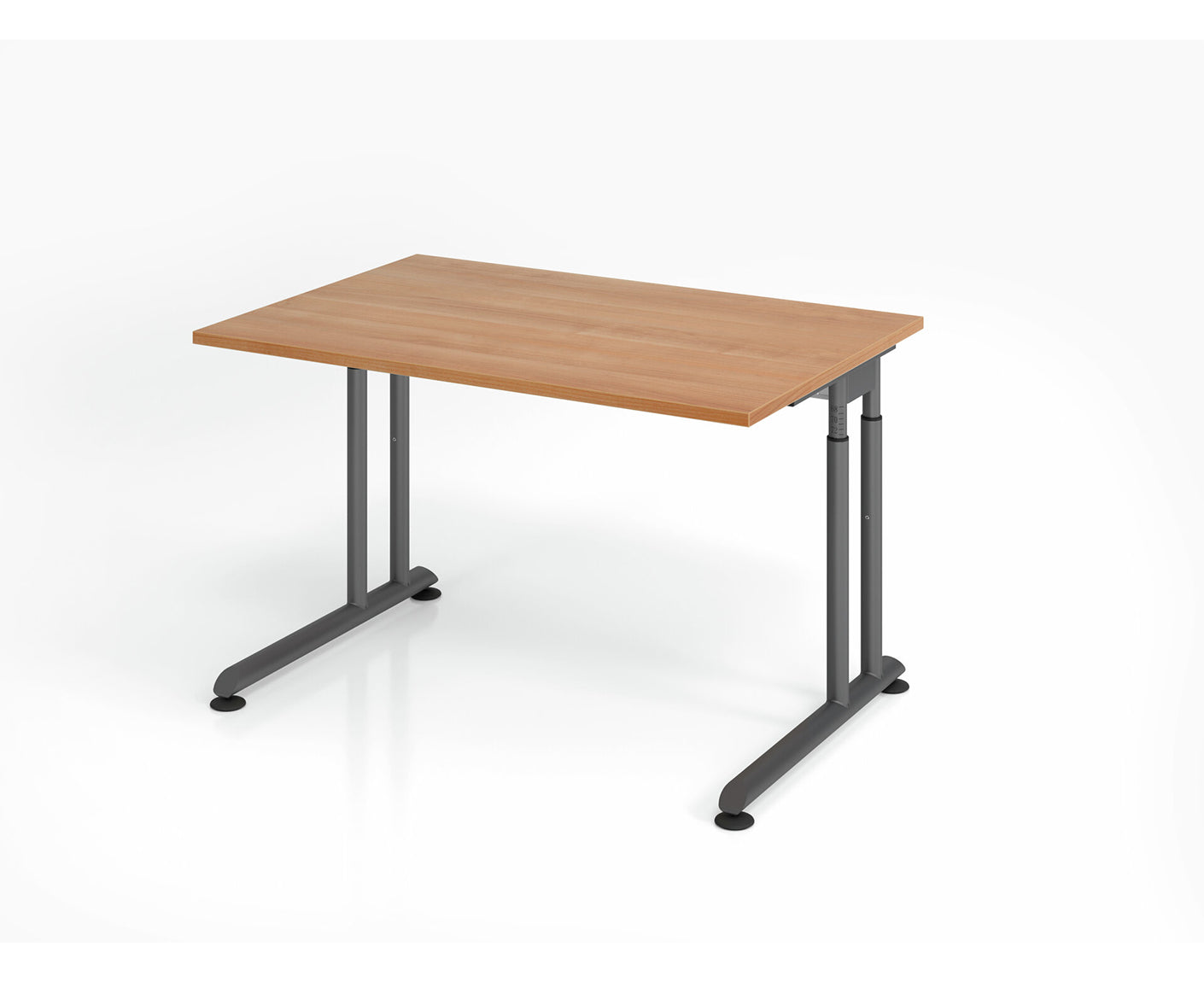 Schreibtisch Z-Serie | inkl. Kabelwanne | C-Fuß | höheneinstellbar
