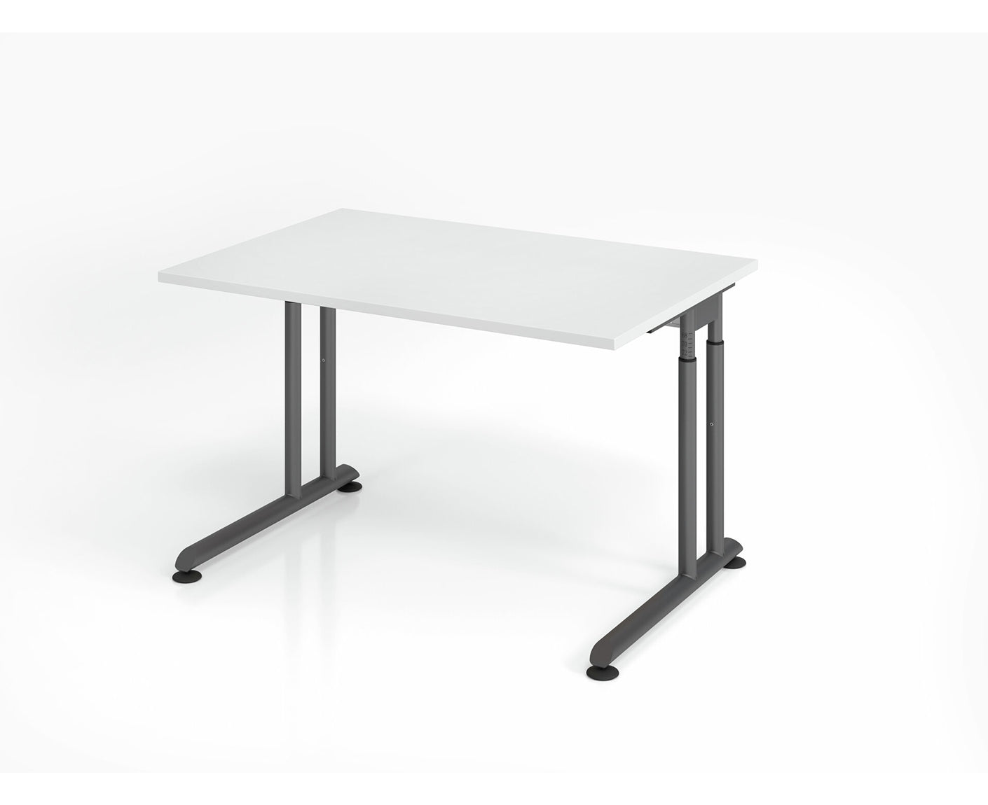 Schreibtisch Z-Serie | inkl. Kabelwanne | C-Fuß | höheneinstellbar