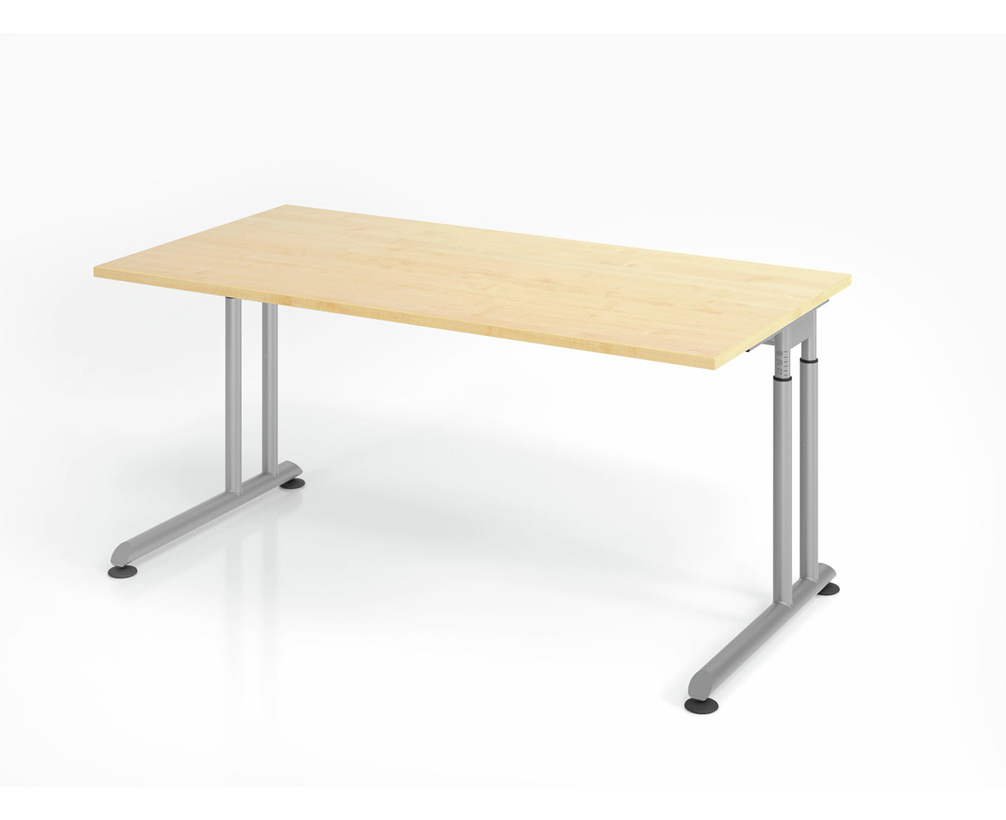 Schreibtisch Z-Serie | inkl. Kabelwanne | C-Fuß | höheneinstellbar