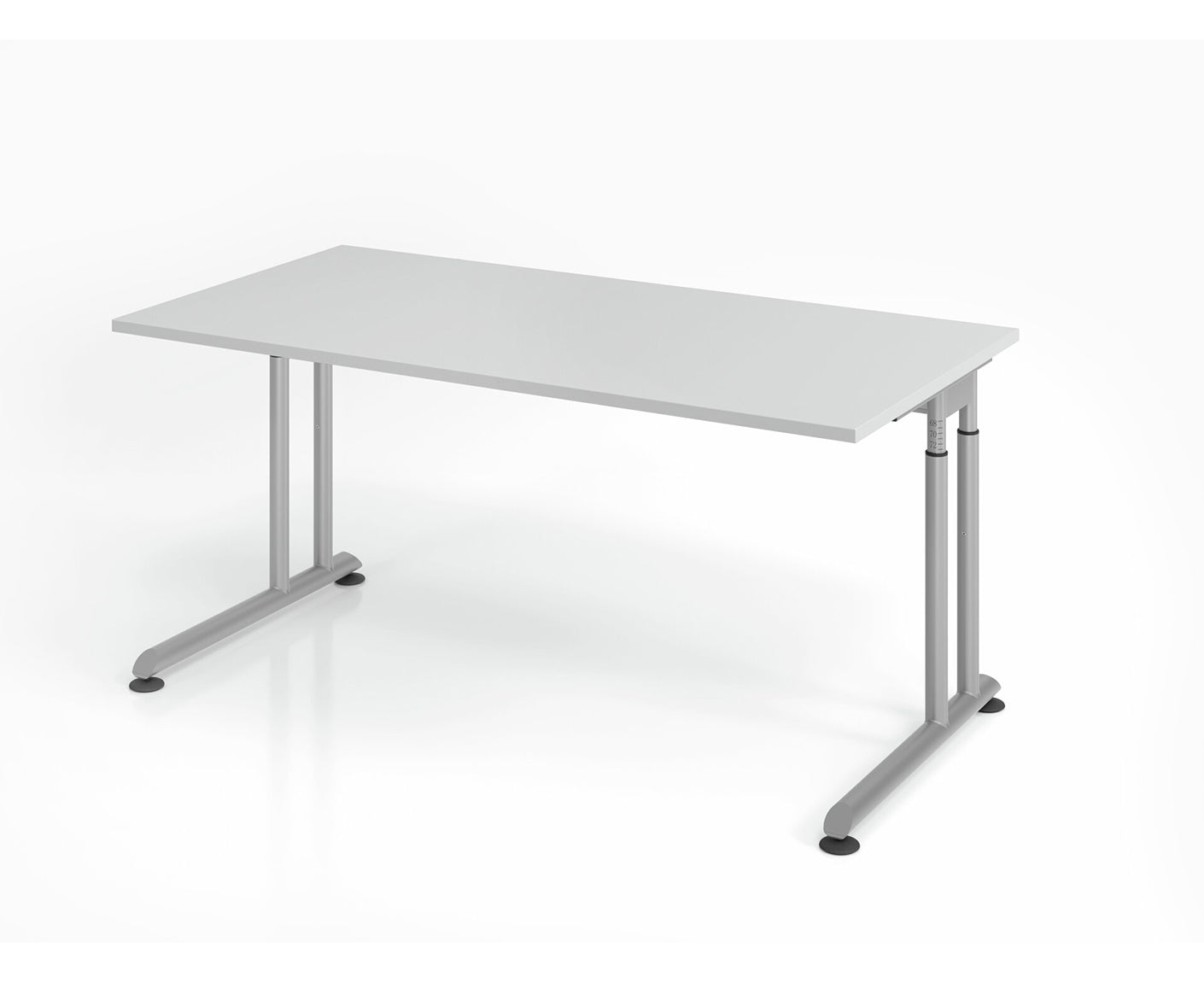 Schreibtisch Z-Serie | inkl. Kabelwanne | C-Fuß | höheneinstellbar