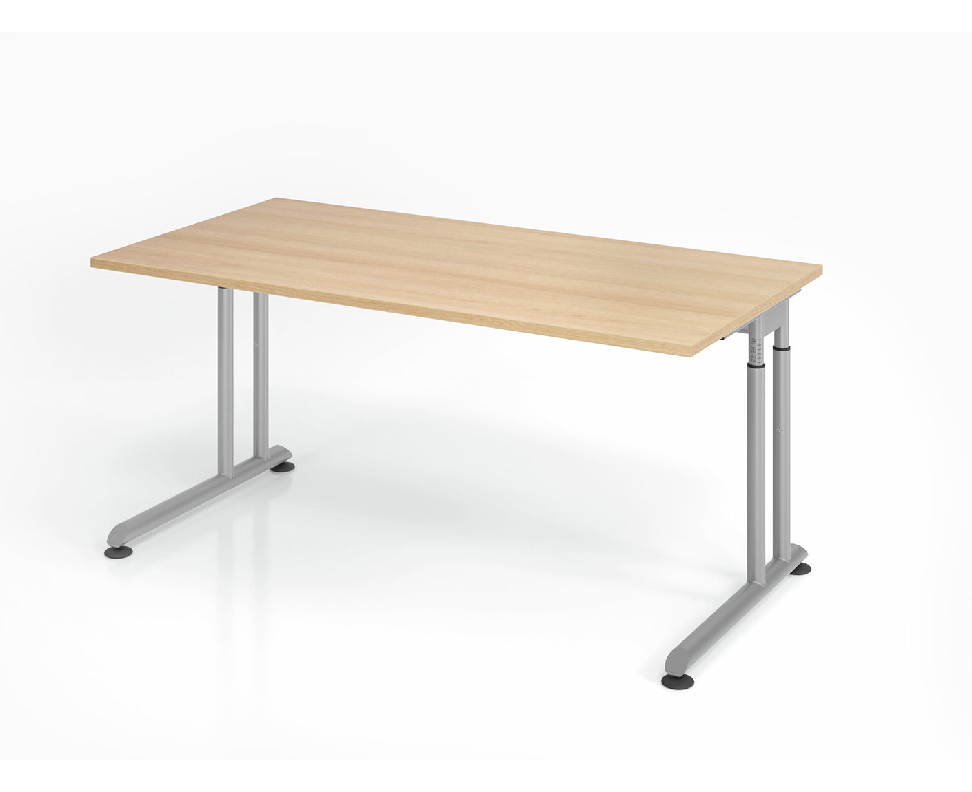 Schreibtisch Z-Serie | inkl. Kabelwanne | C-Fuß | höheneinstellbar