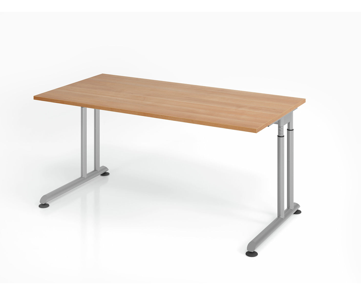 Schreibtisch Z-Serie | inkl. Kabelwanne | C-Fuß | höheneinstellbar