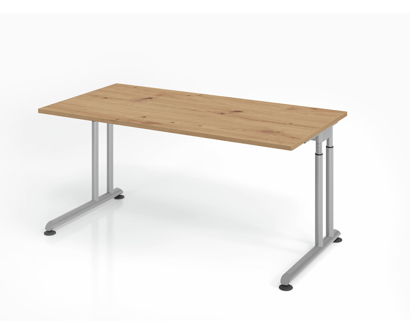 Schreibtisch Z-Serie | inkl. Kabelwanne | C-Fuß | höheneinstellbar