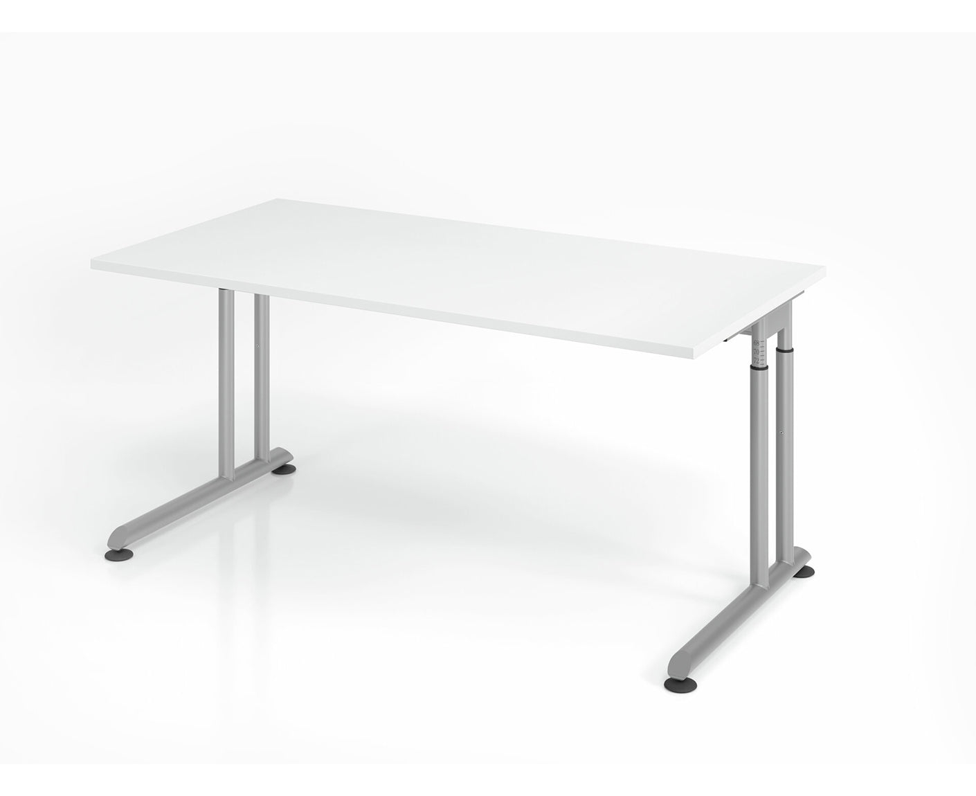 Schreibtisch Z-Serie | inkl. Kabelwanne | C-Fuß | höheneinstellbar